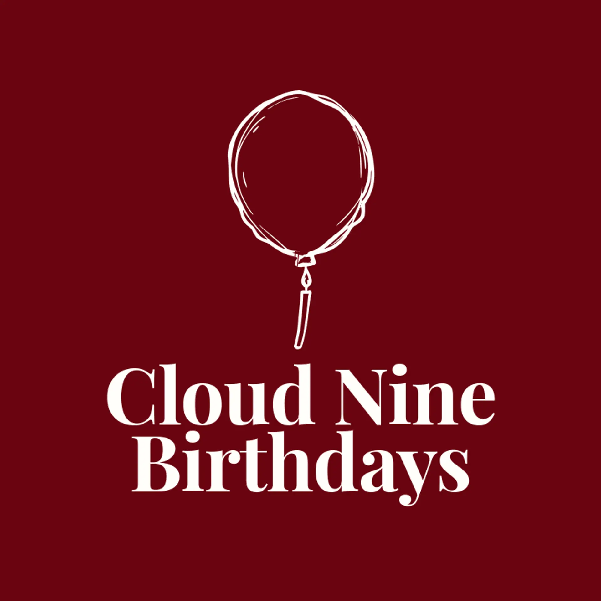 Cloud Nine Birthdays logo for birthday