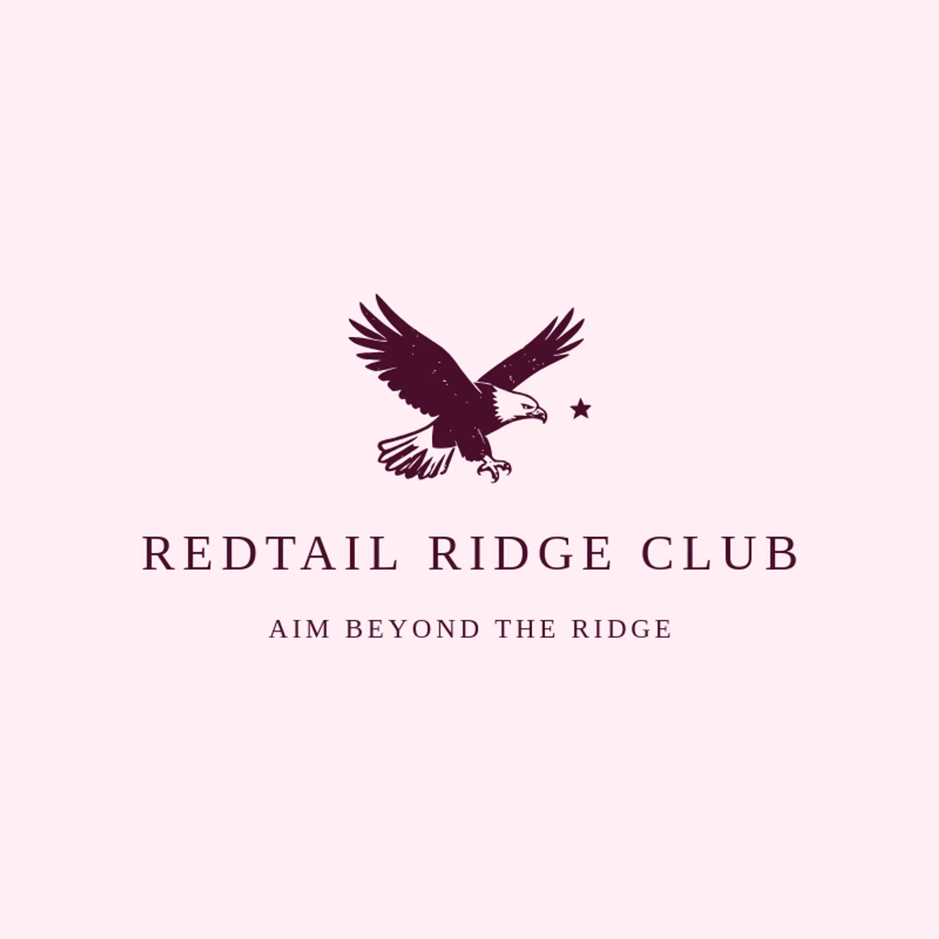 Redtail Ridge Club logo for bald eagle