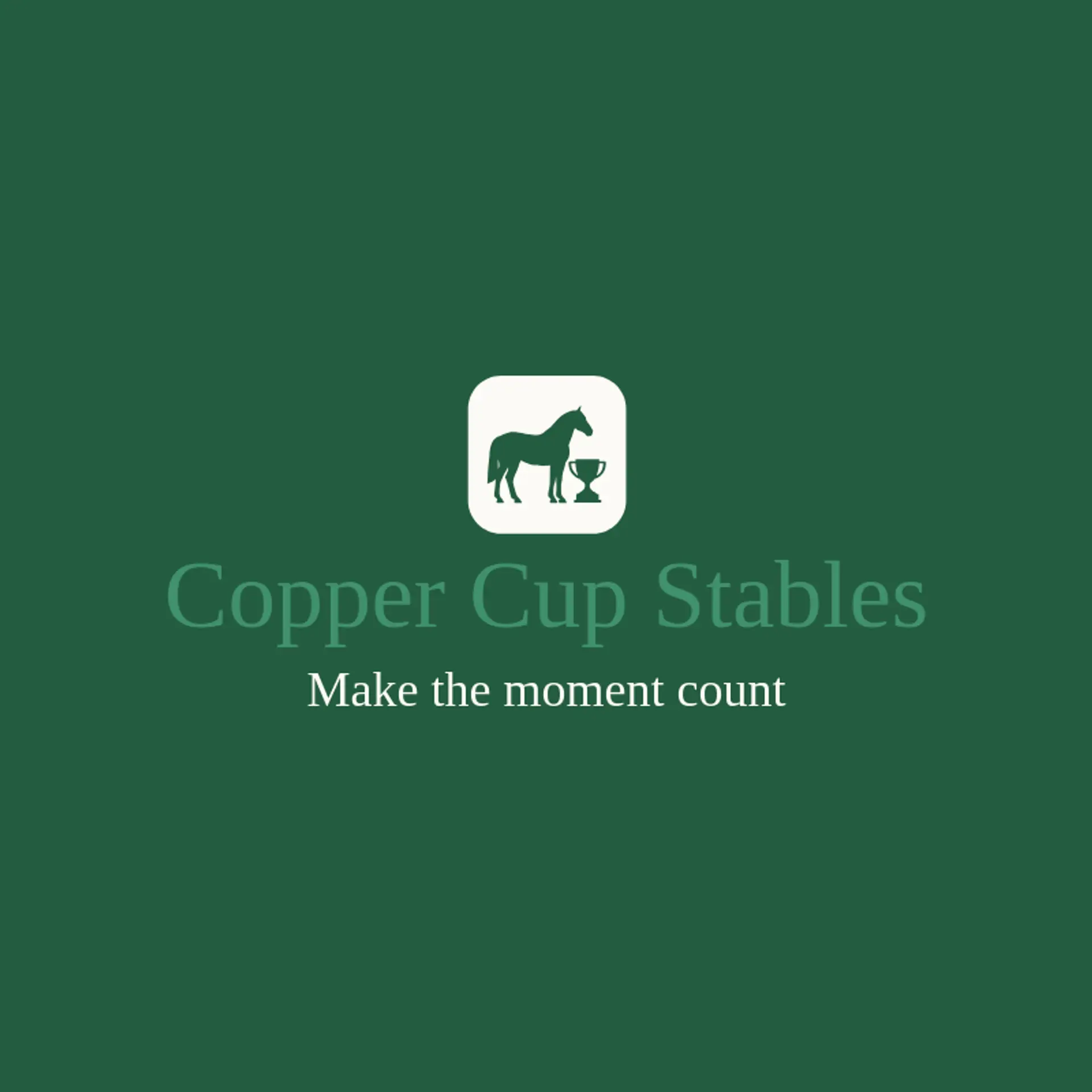 Copper Cup Stables logo for derby