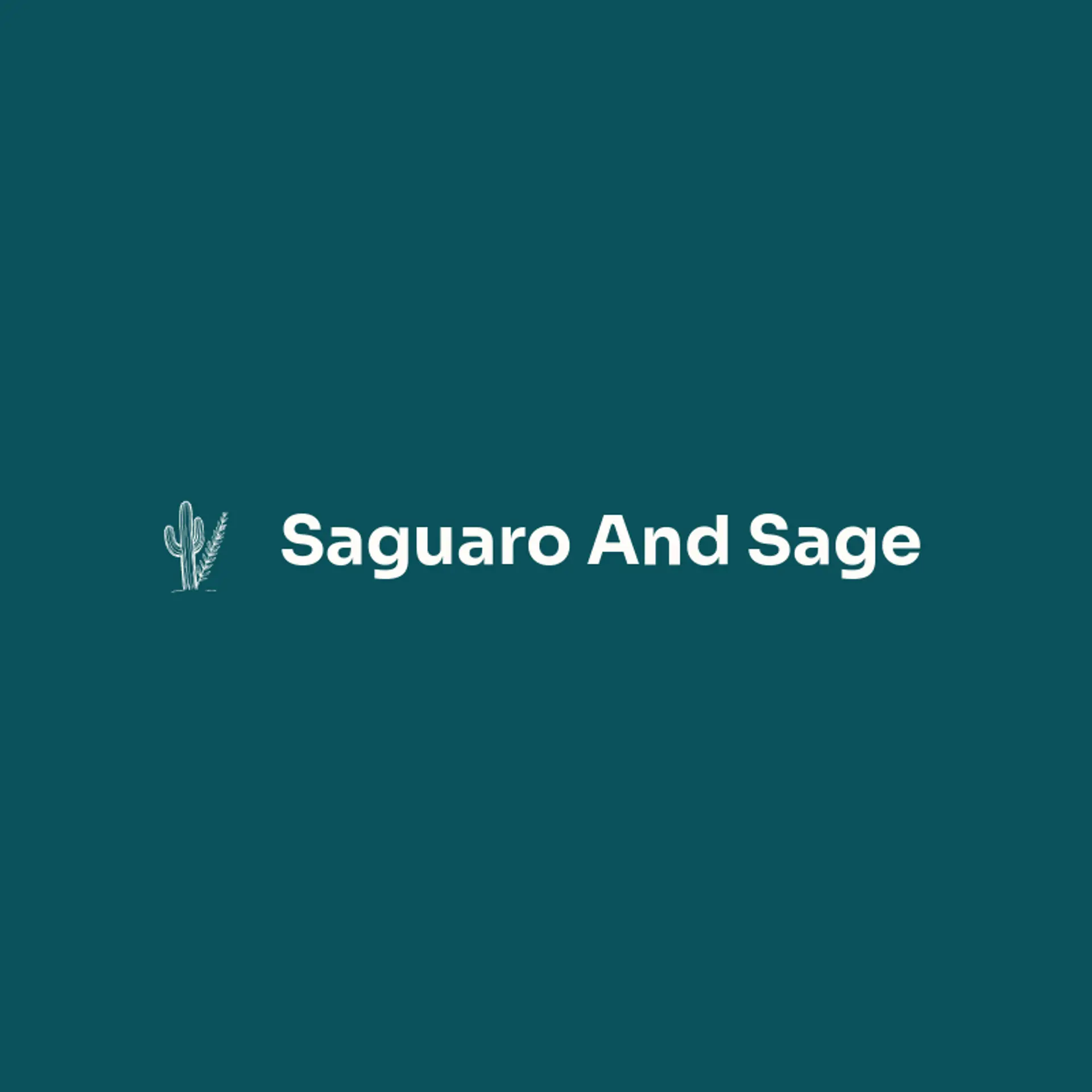 Saguaro and Sage logo for cactus