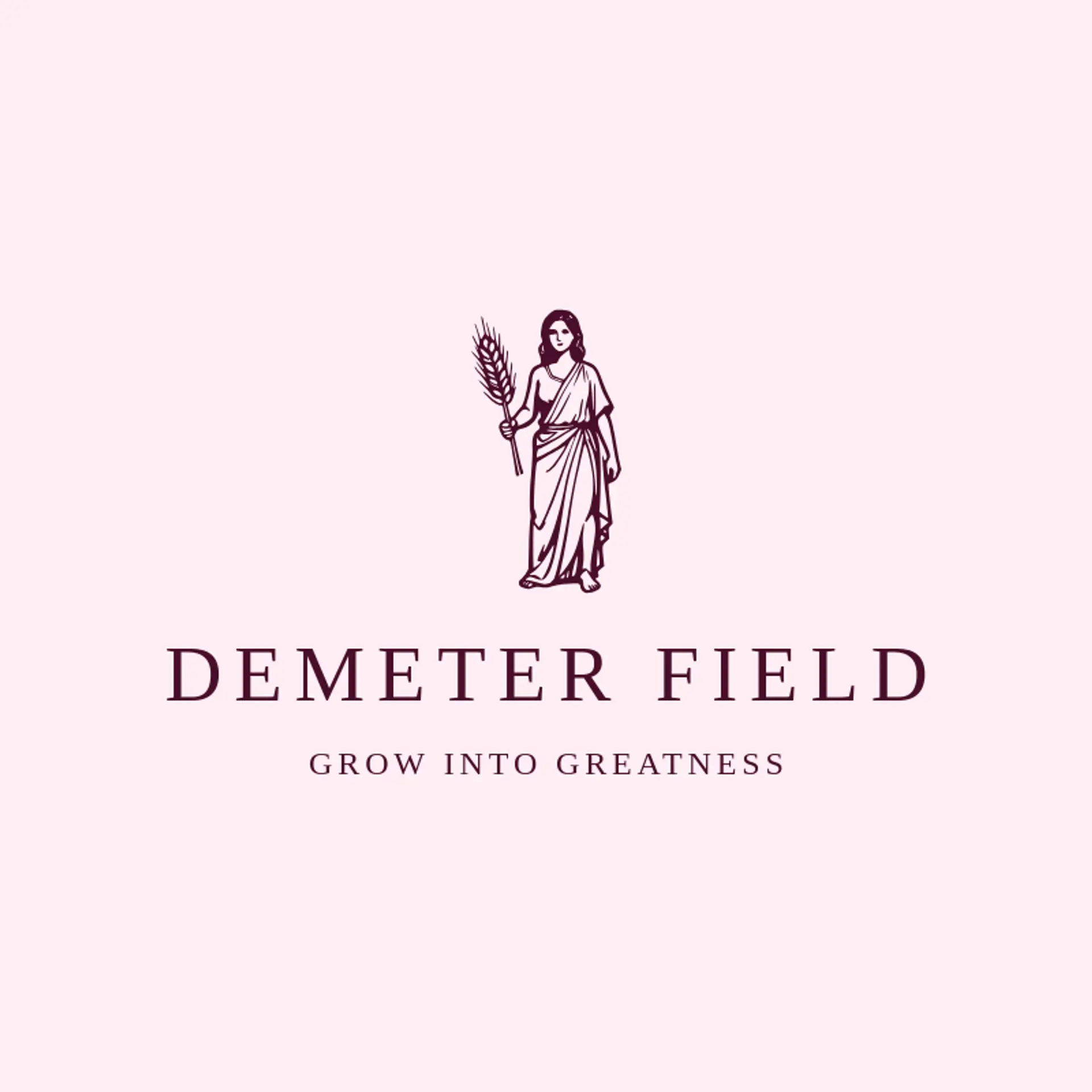 Demeter Field logo for greek god