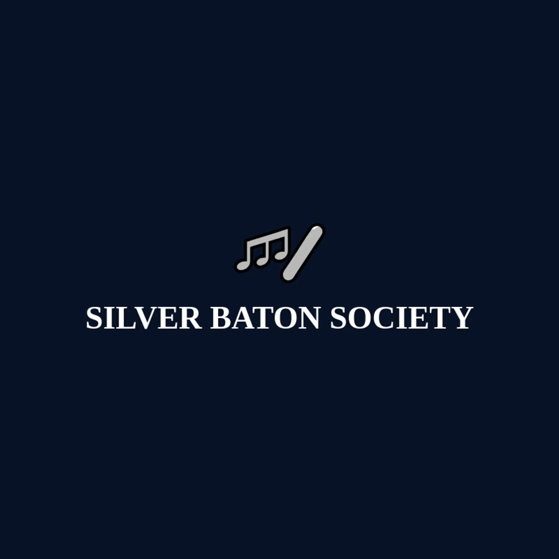 Silver Baton Society logo for symphony