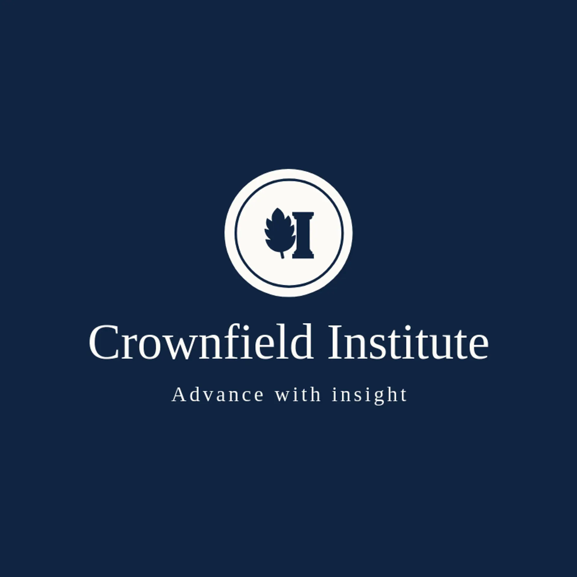 Crownfield Institute logo for institute