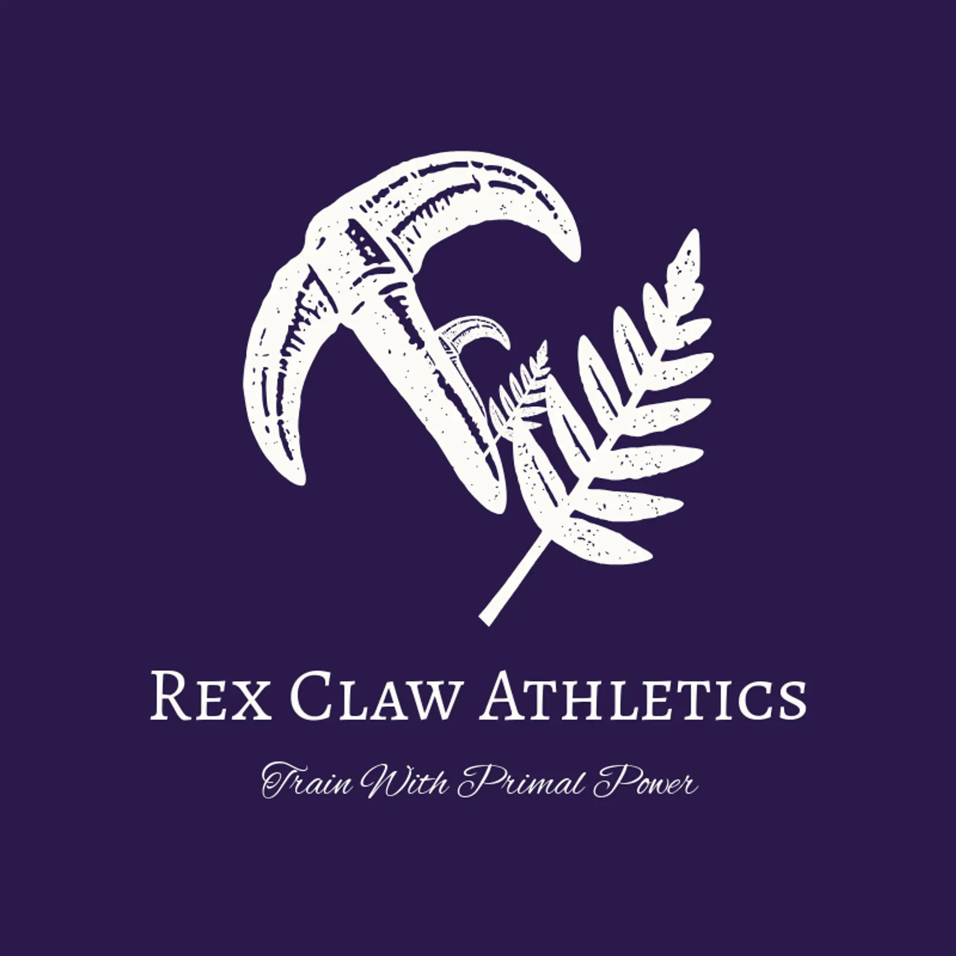 Rex Claw Athletics logo for dinosaur