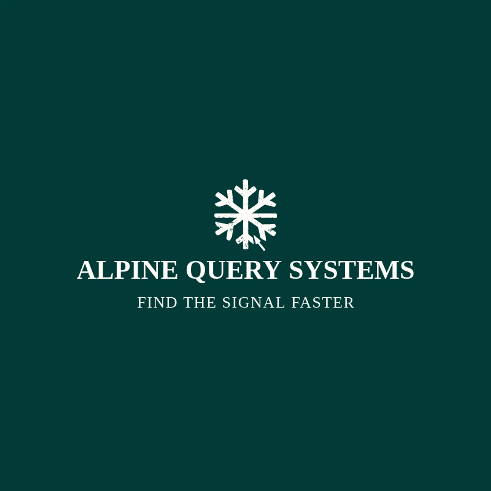 Alpine Query Systems logo for snowflake