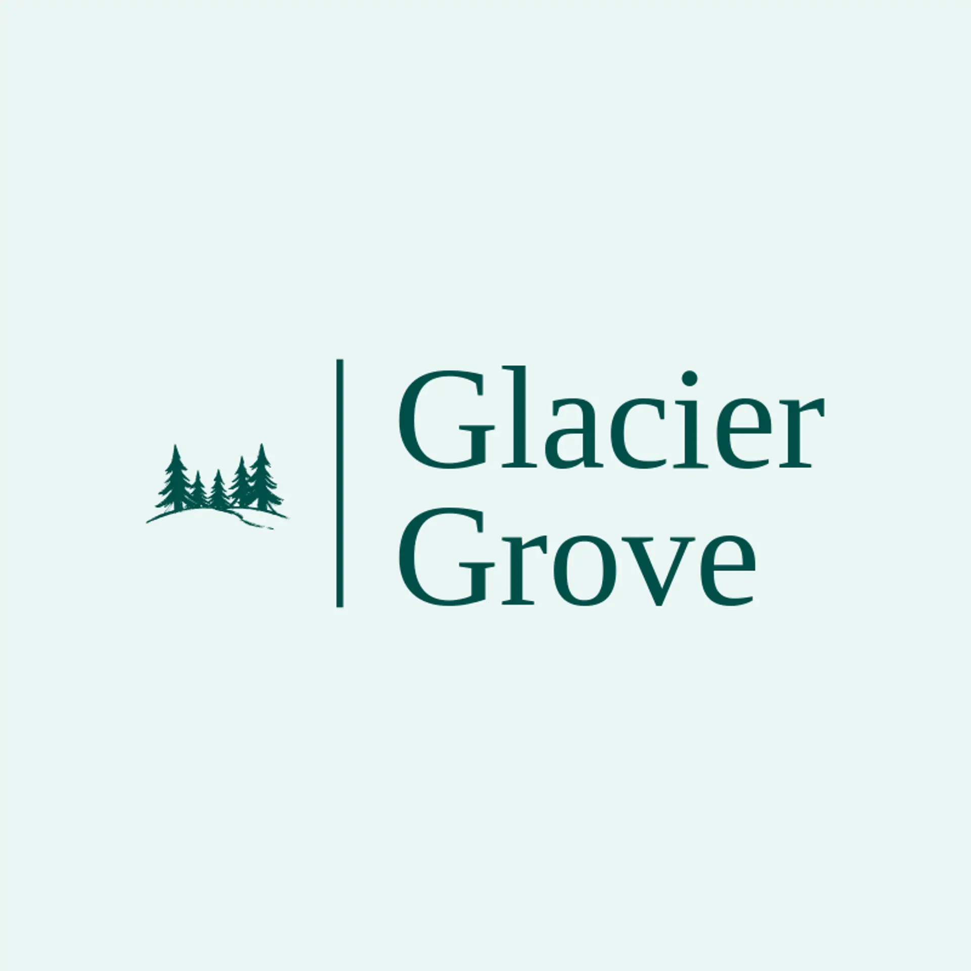 Glacier Grove logo for snow