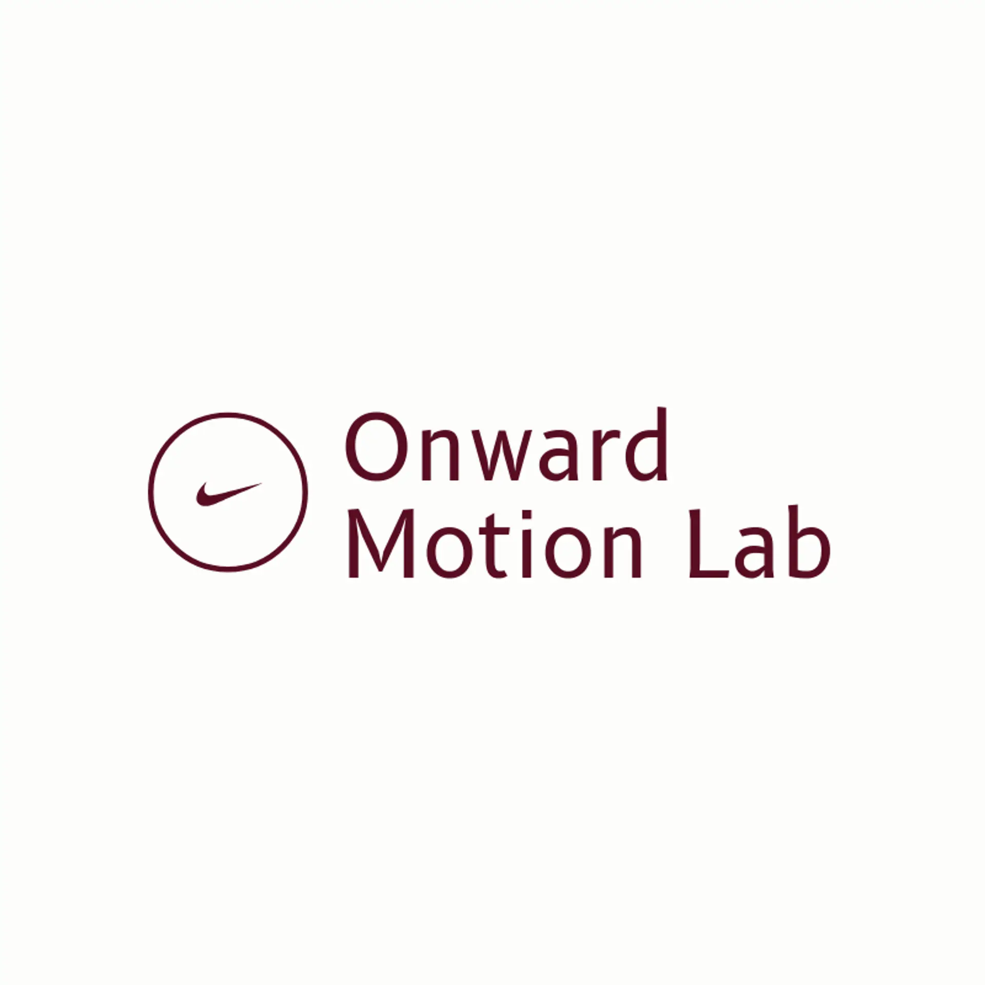 Onward Motion Lab logo for swoosh