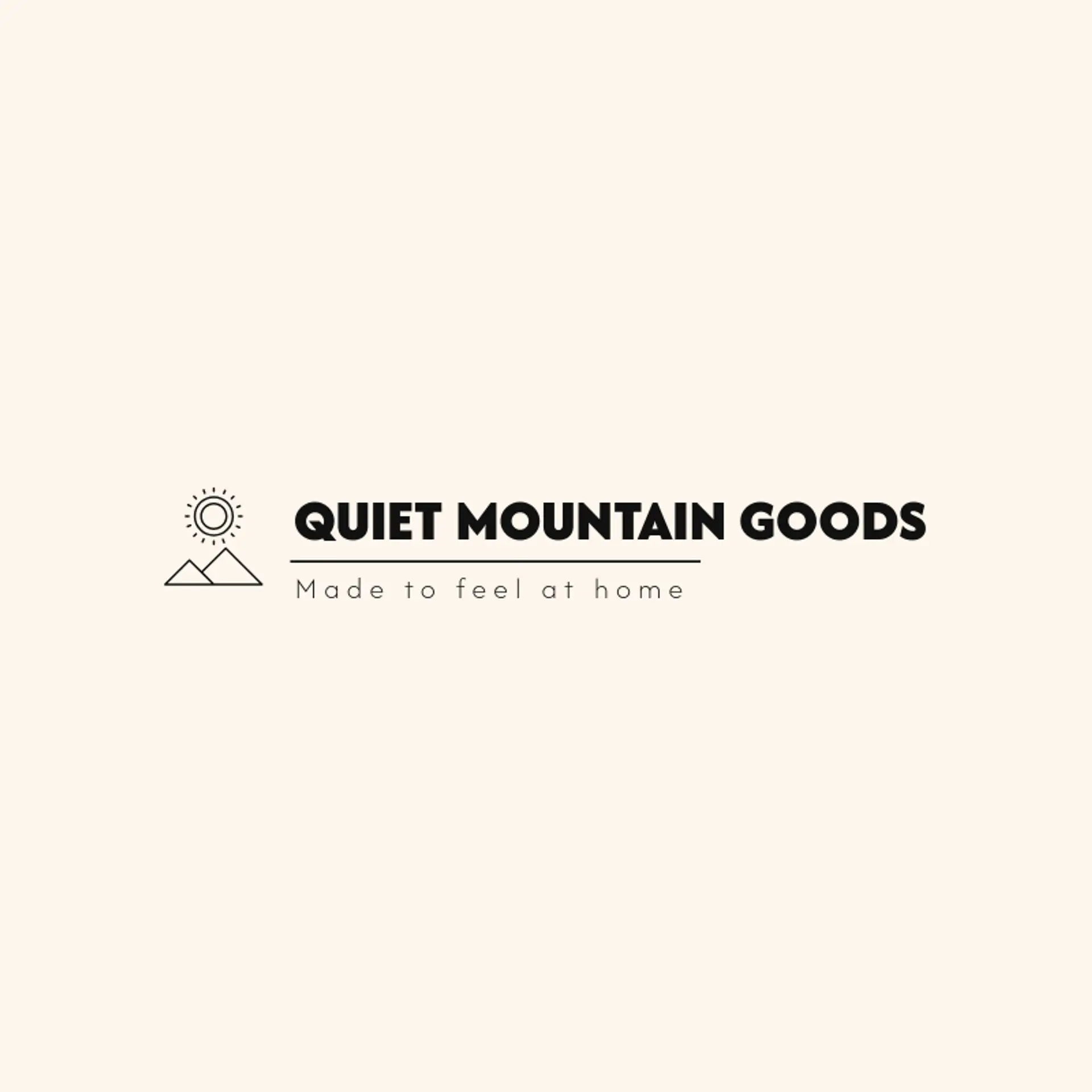 Quiet Mountain Goods logo for native