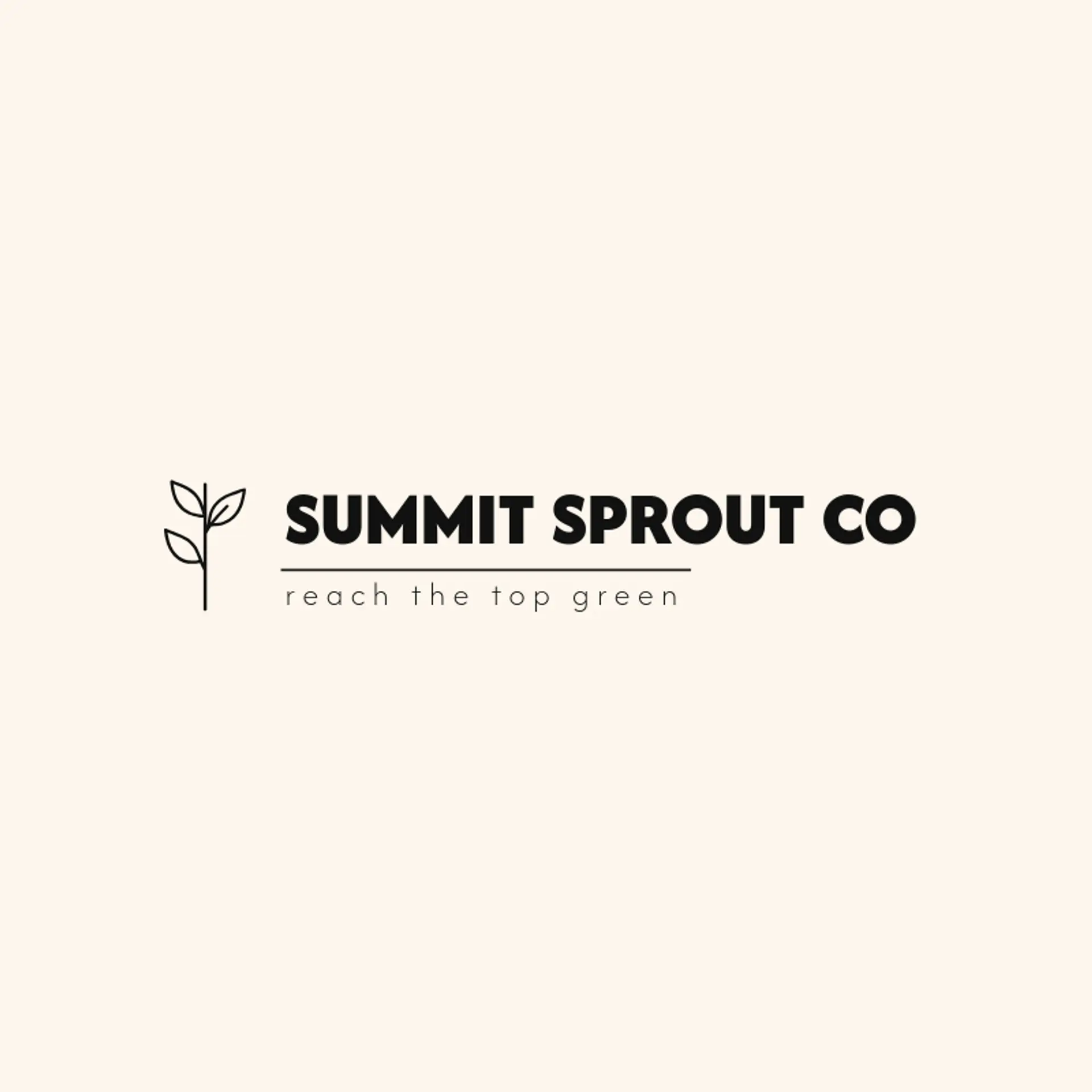 Summit Sprout Co logo for growth