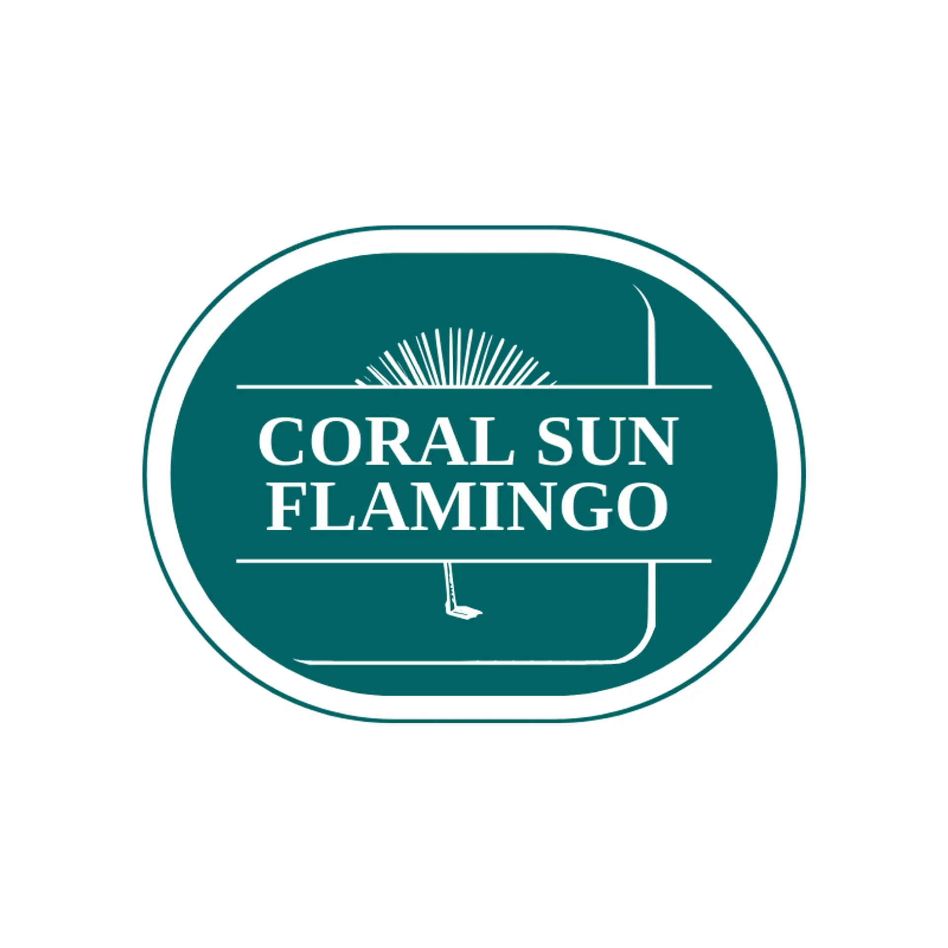 Coral Sun Flamingo logo for flamingo