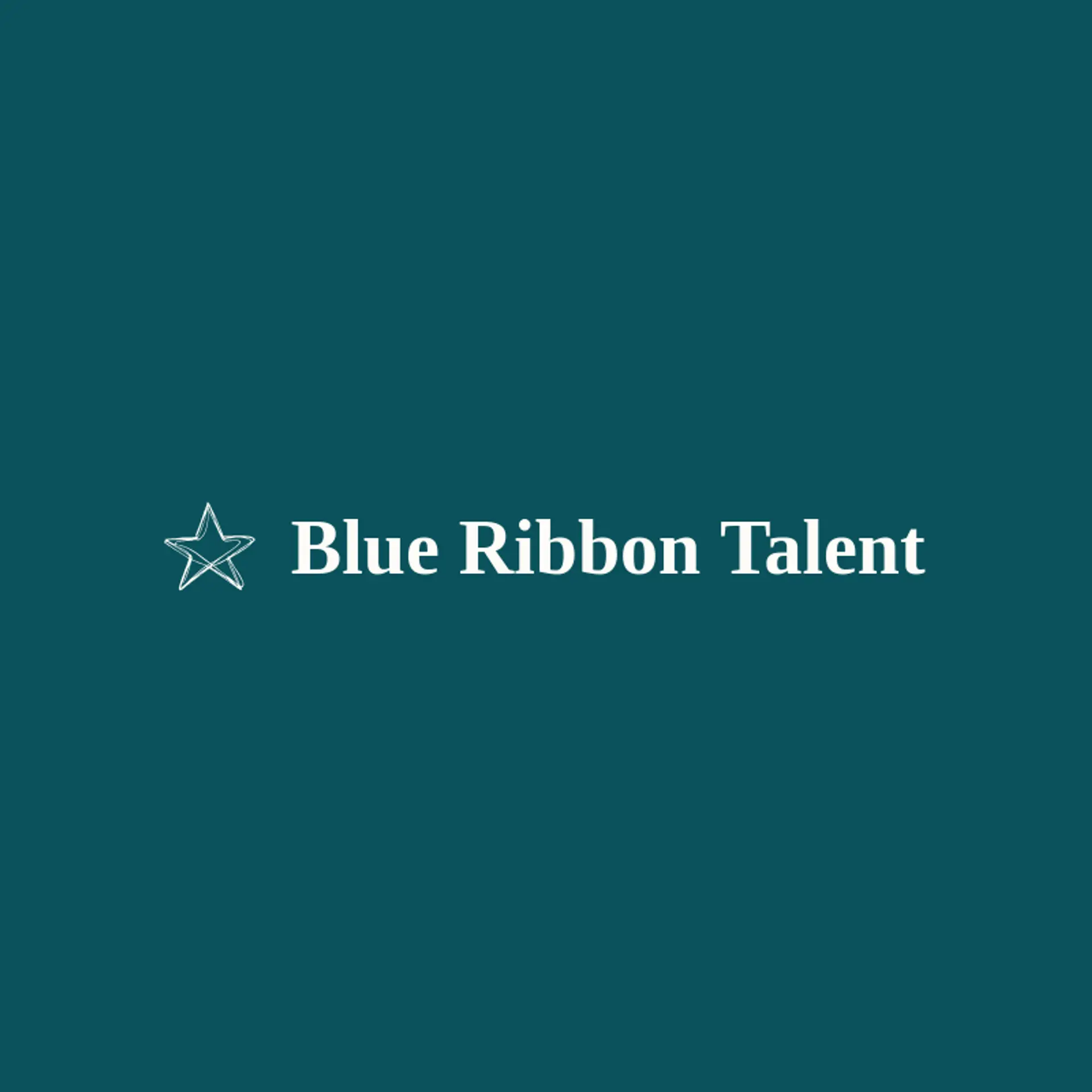 Blue Ribbon Talent logo for celebrity