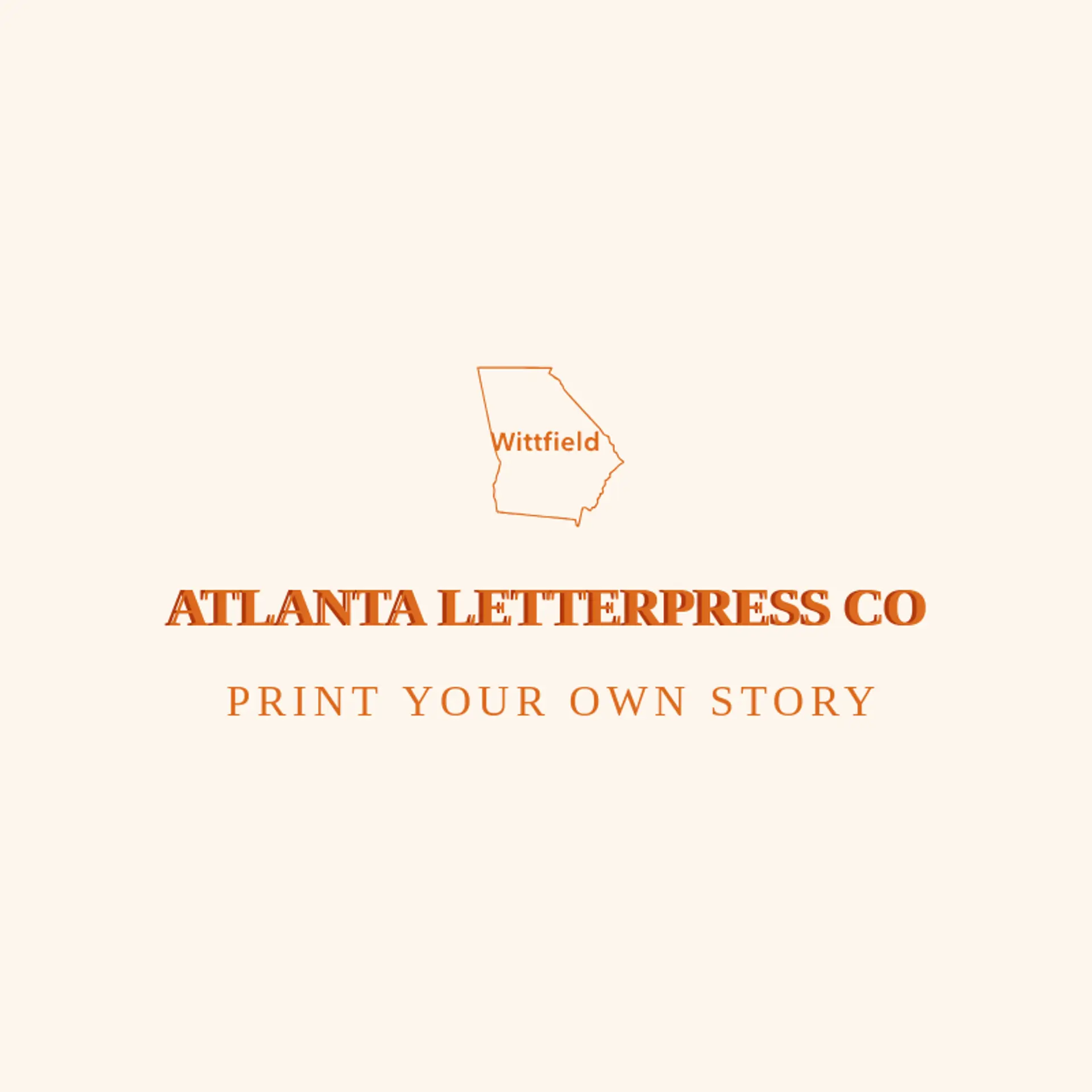 Atlanta Letterpress Co logo for georgia