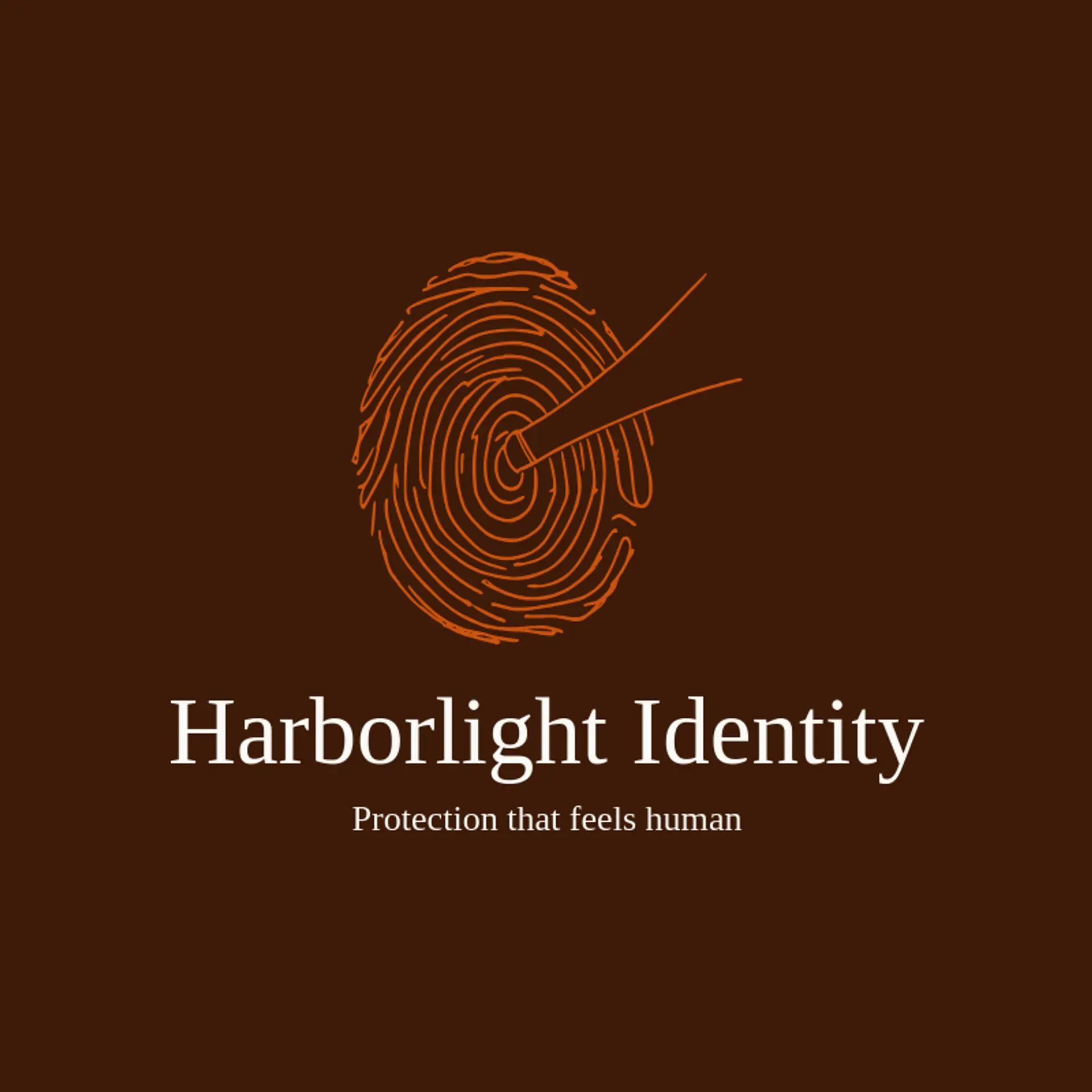 Harborlight Identity logo for fingerprint