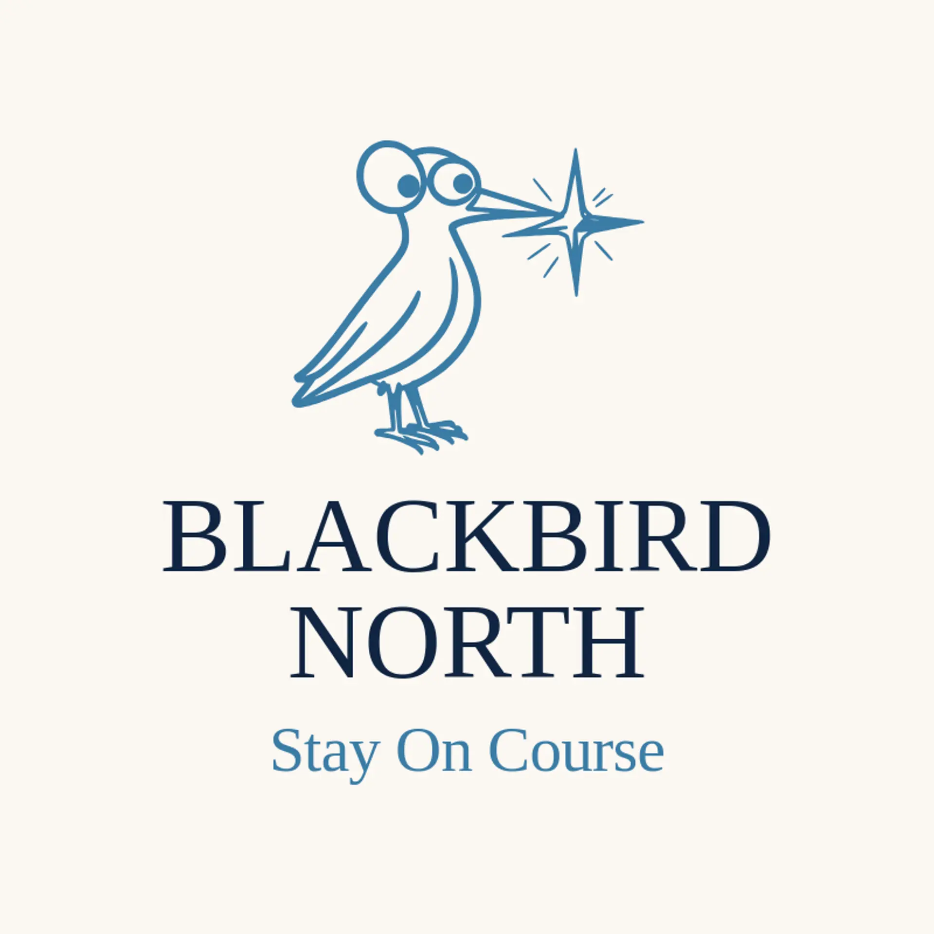Blackbird North logo for crow
