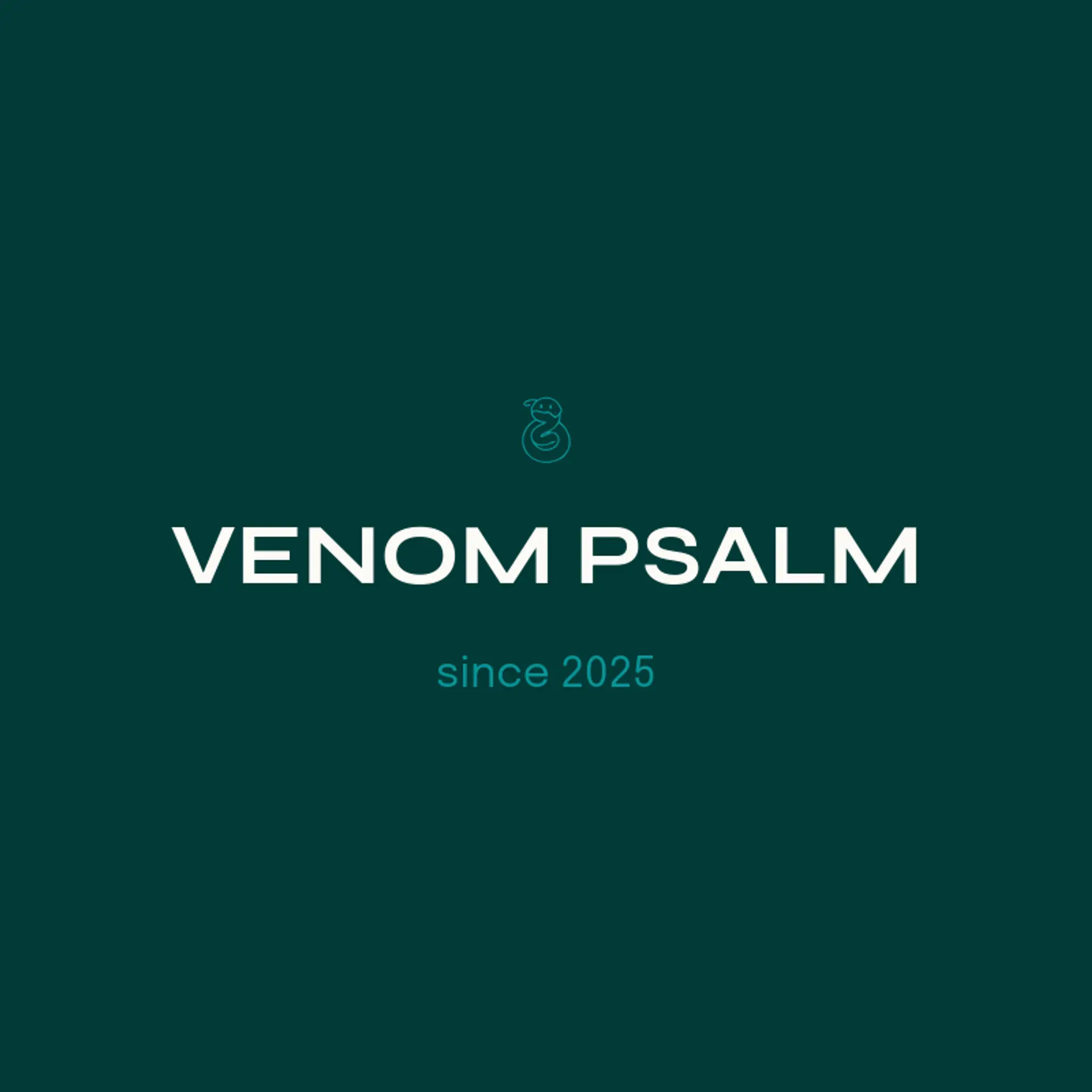 Venom Psalm logo for death metal