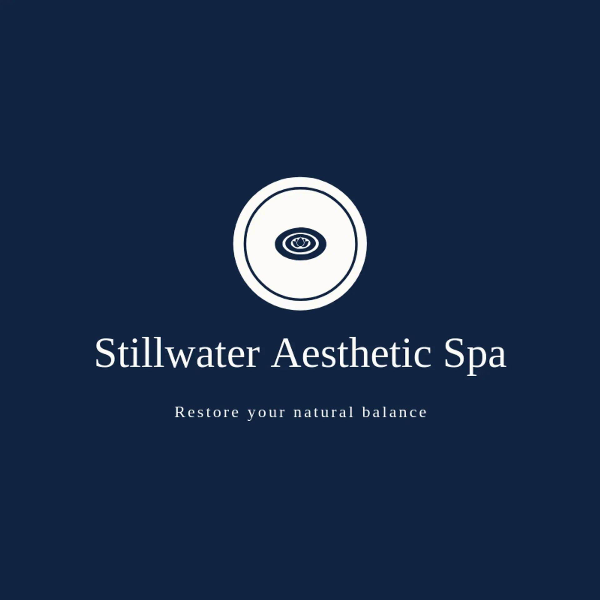 Stillwater Aesthetic Spa logo for med spa