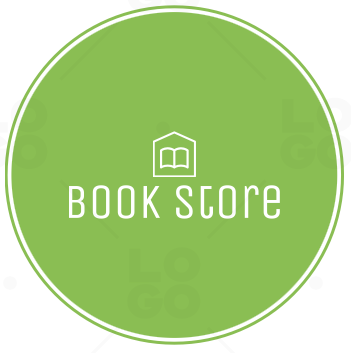 Book Store - Logo | Book logo, Printing company logo, Bookstore design
