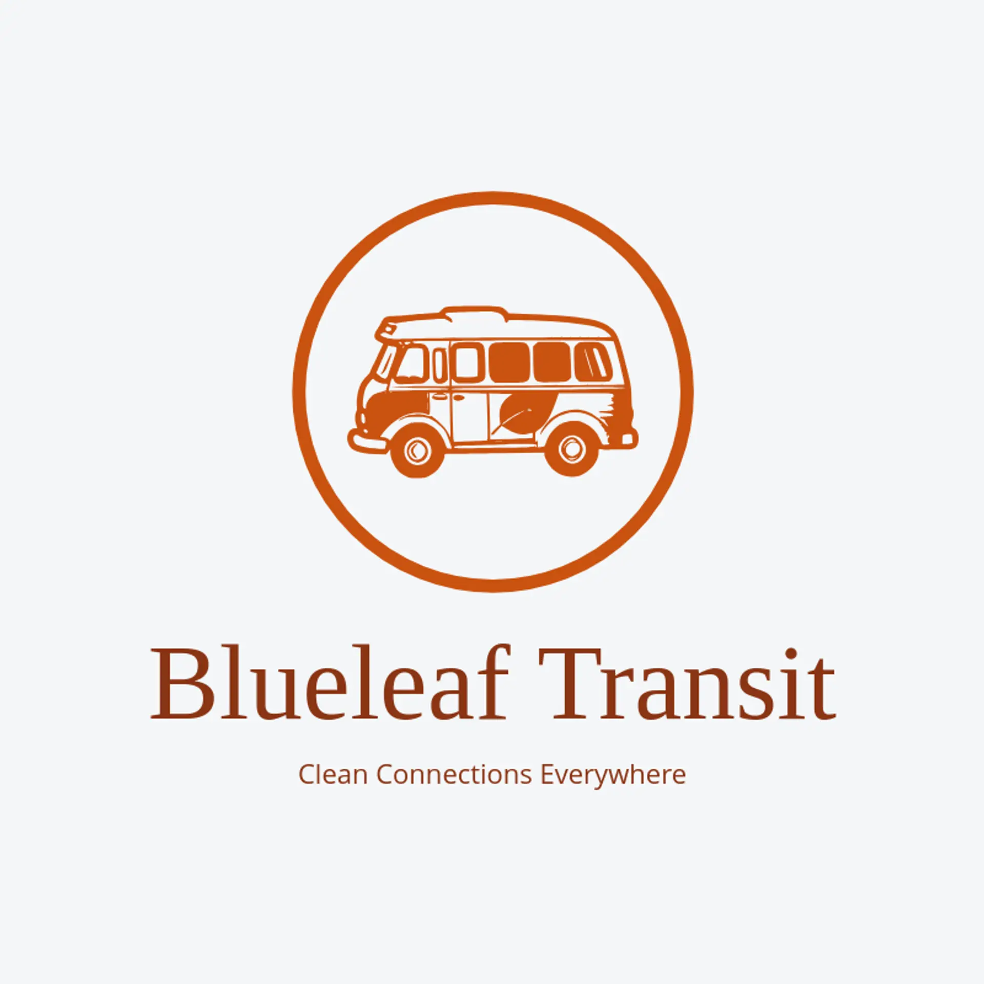 Blueleaf Transit logo for hybrid
