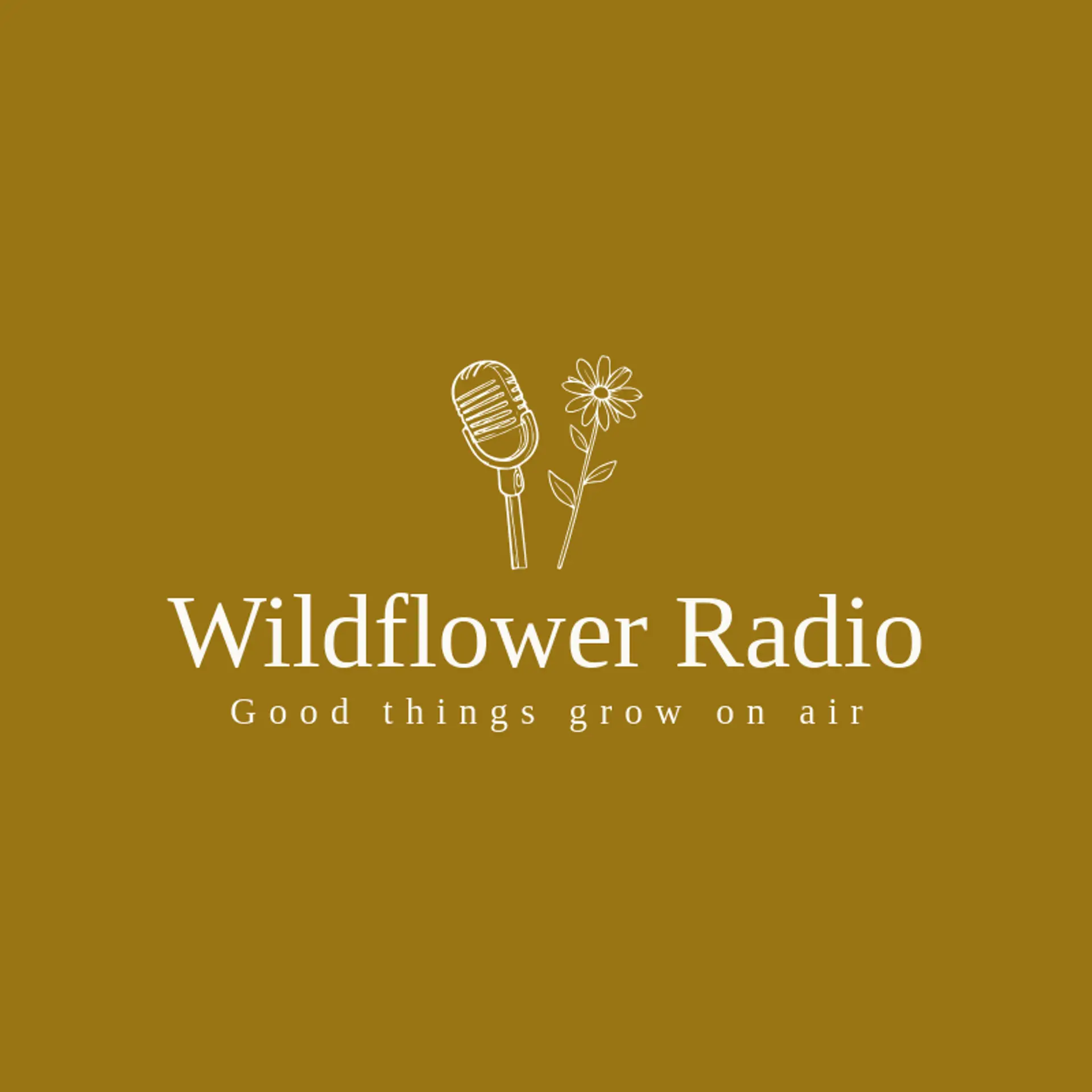 Wildflower Radio logo for radio station