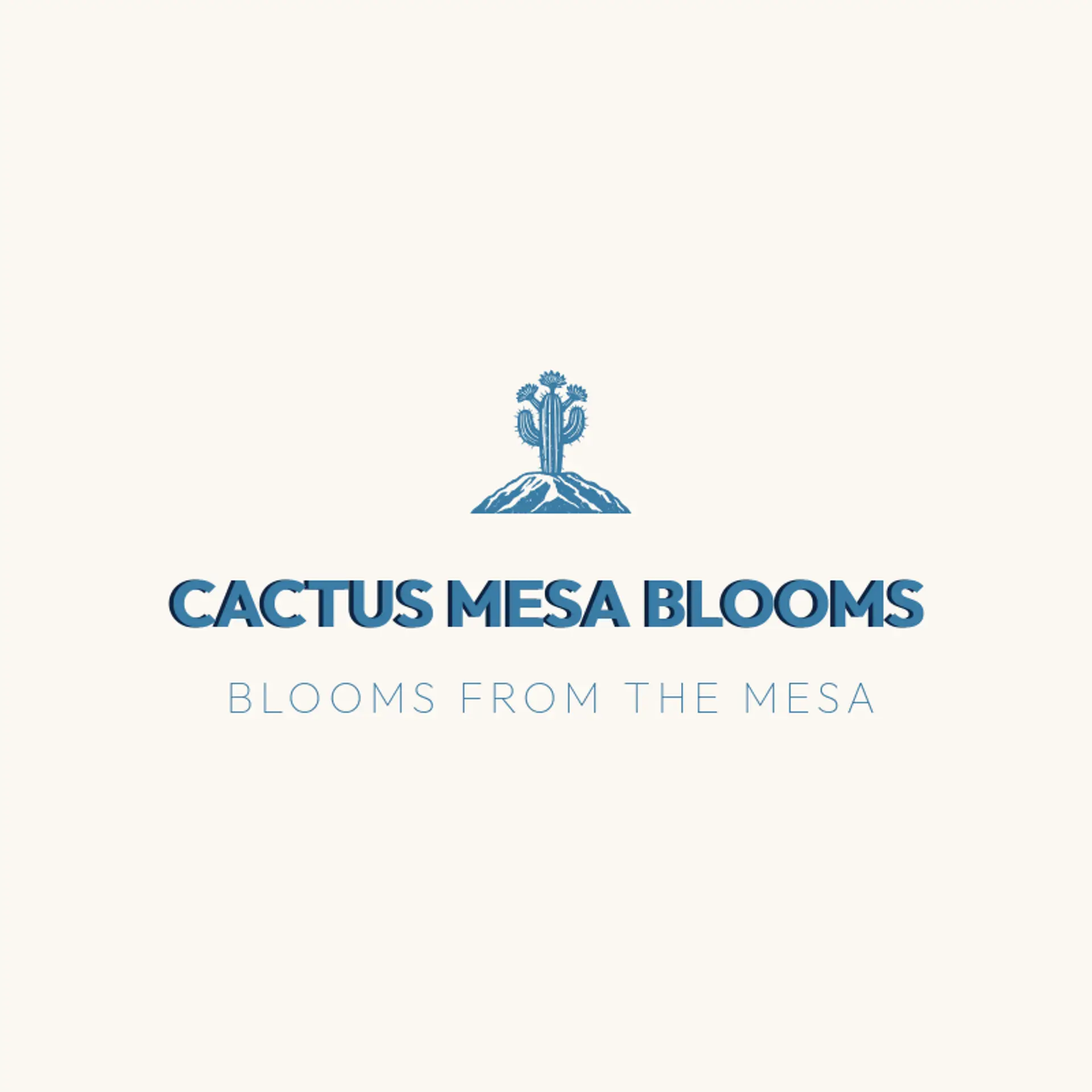 Cactus Mesa Blooms logo for cactus