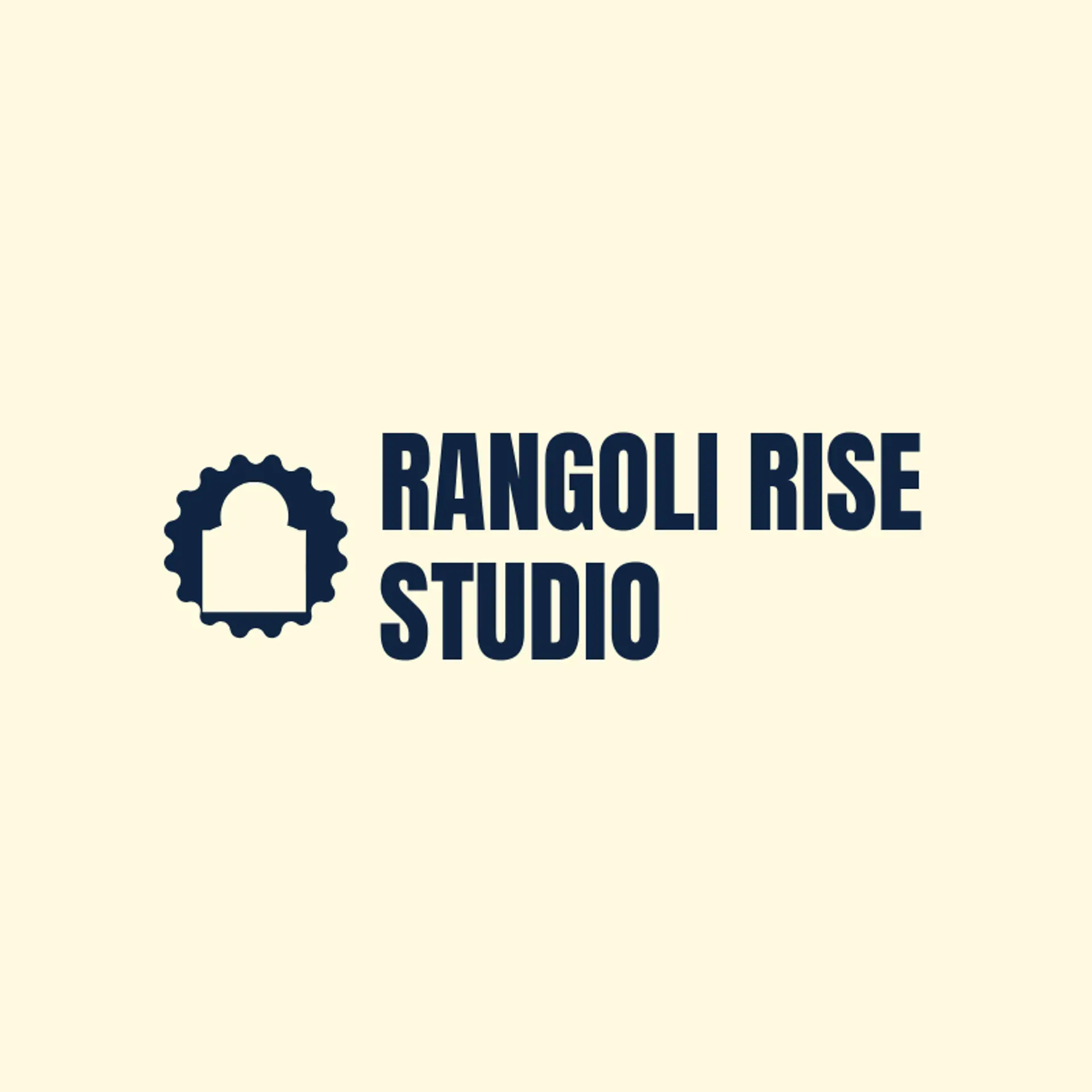 Rangoli Rise Studio logo for indian