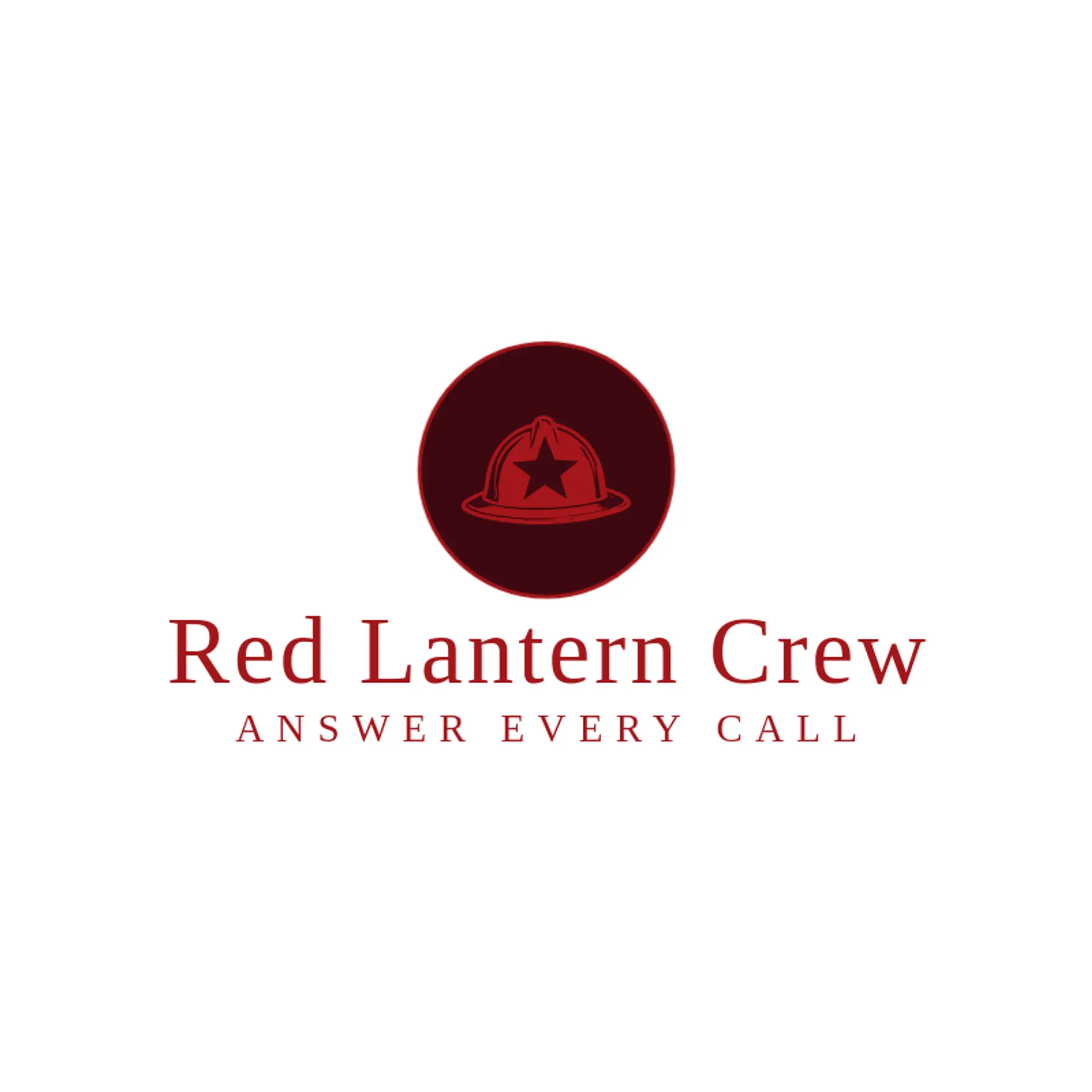 Red Lantern Crew logo for fire station