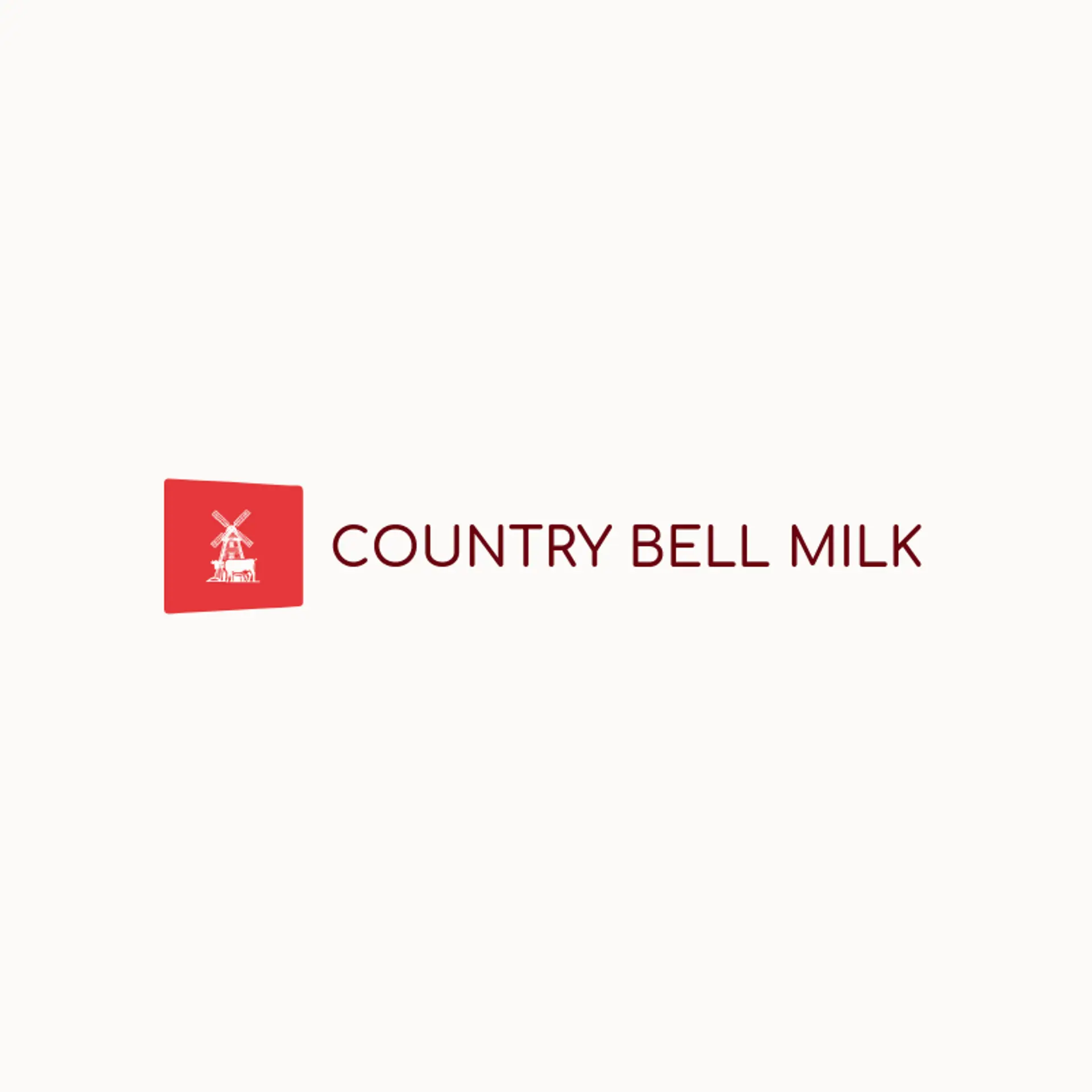 Country Bell Milk logo for dairy