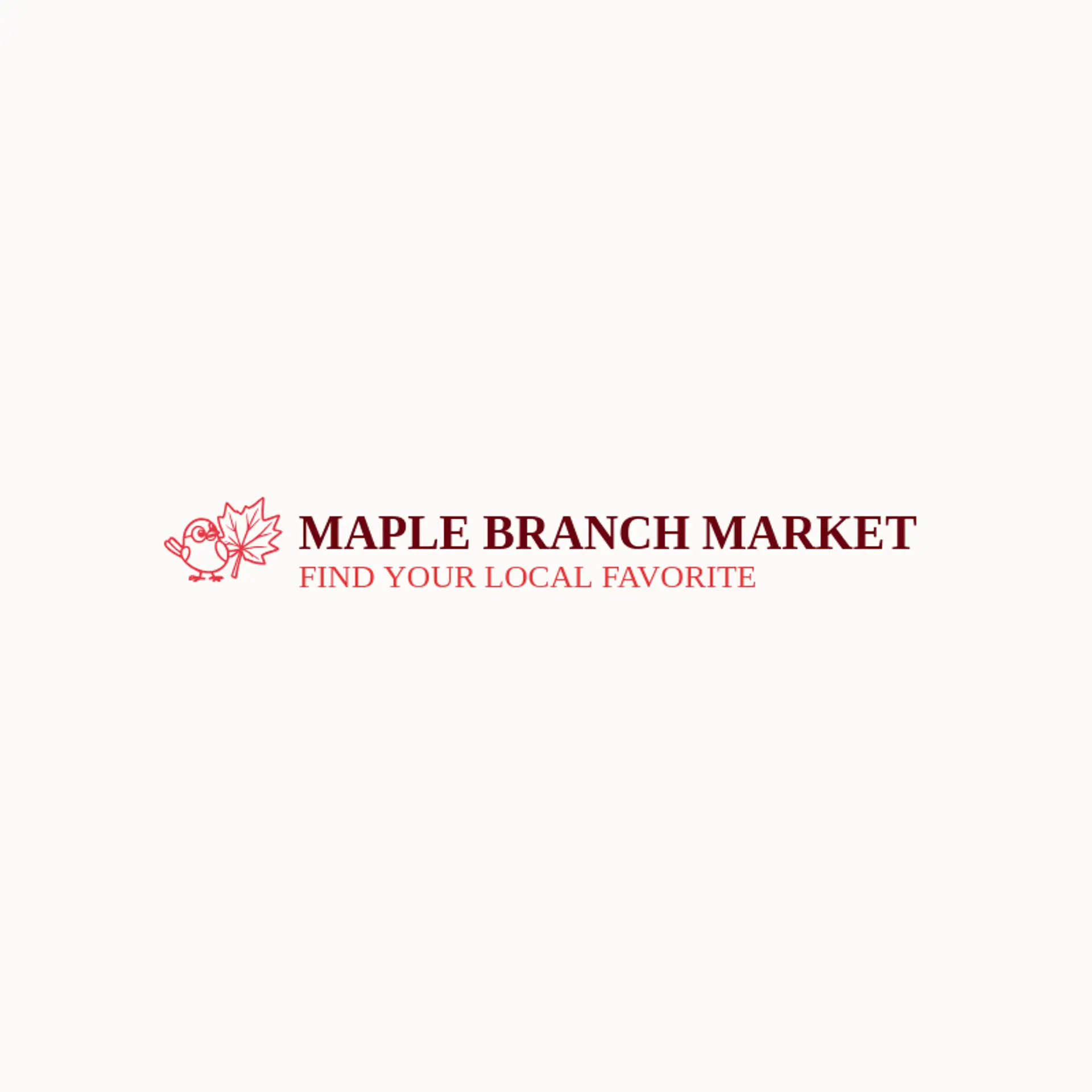 Maple Branch Market logo for sparrow