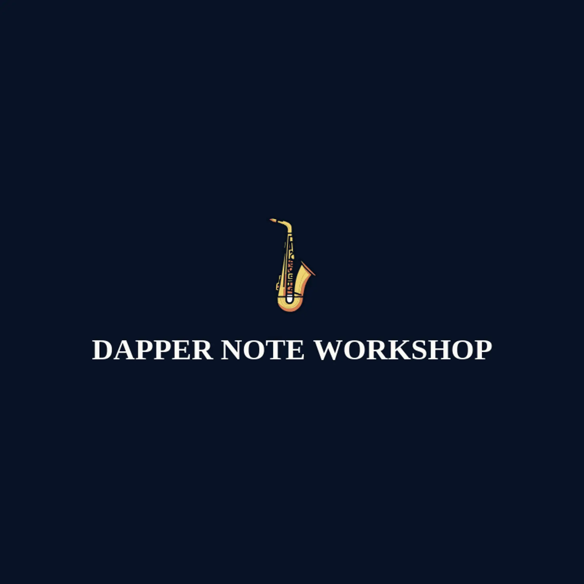 Dapper Note Workshop logo for jazz