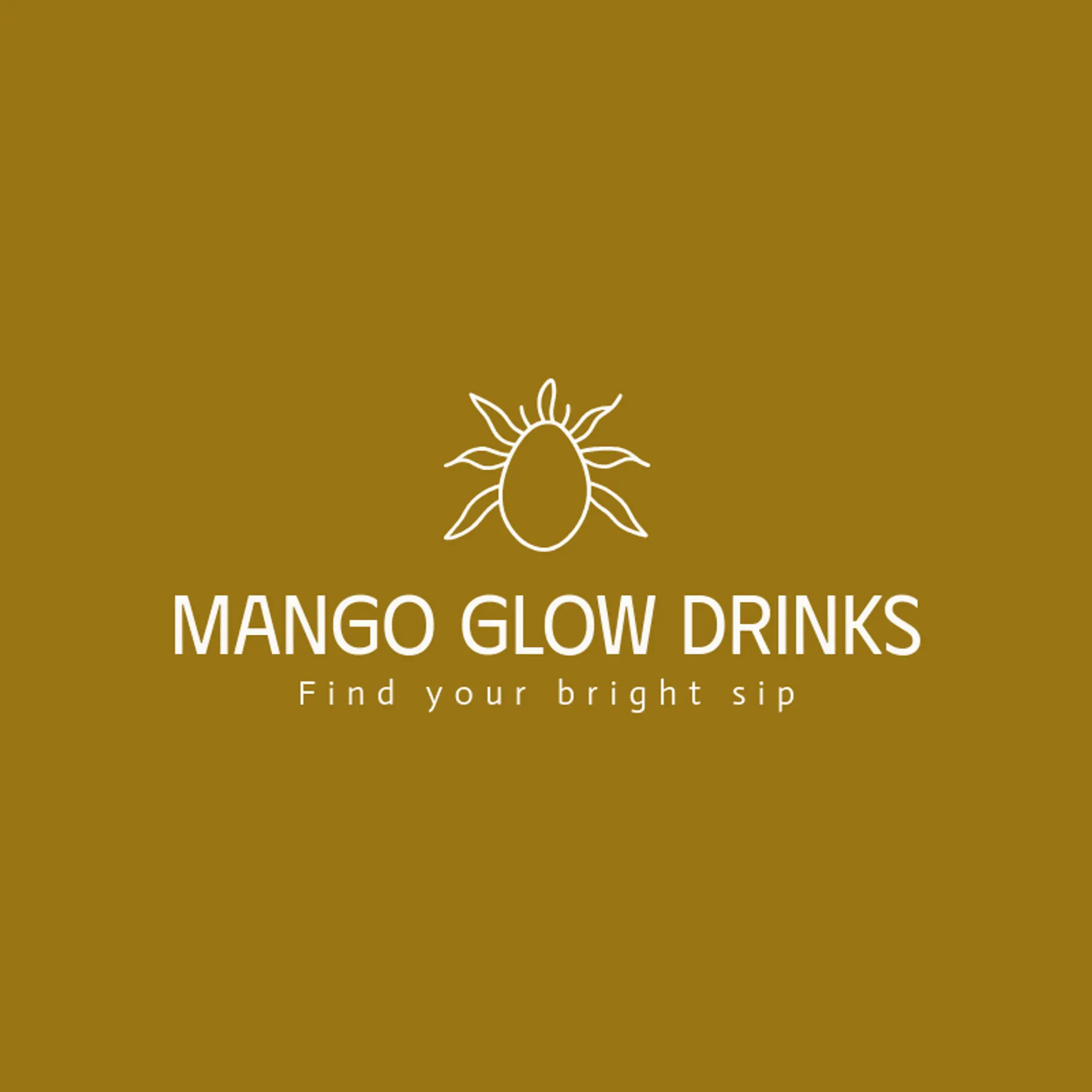 Mango Glow Drinks logo for mango