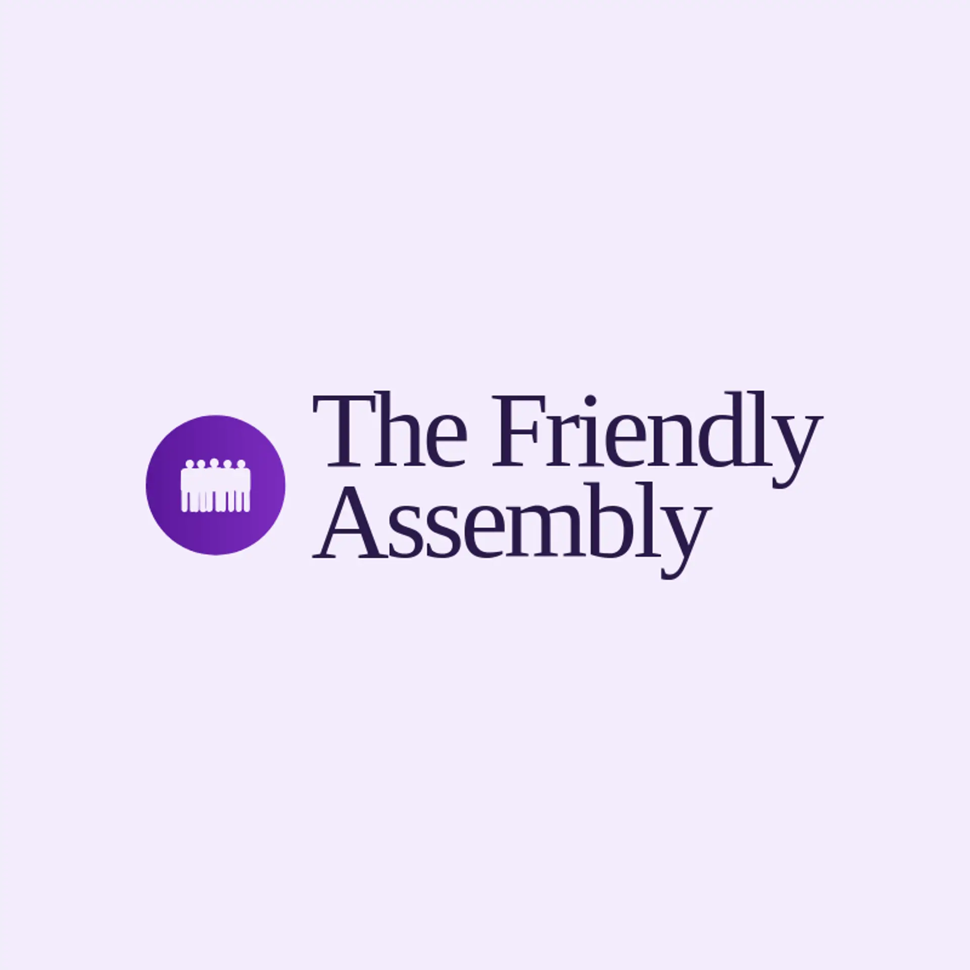 The Friendly Assembly logo for social club