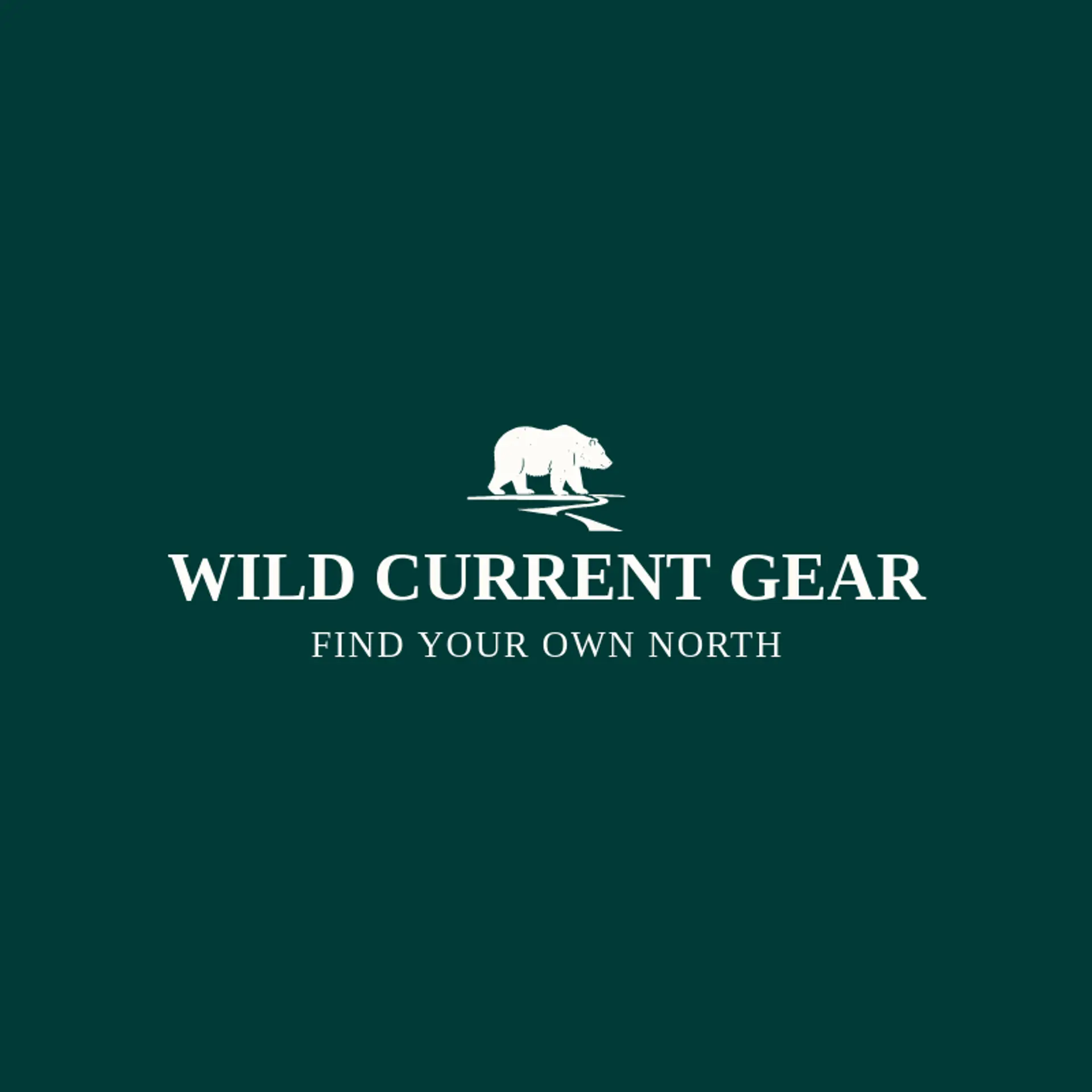 Wild Current Gear logo for grizzly bear