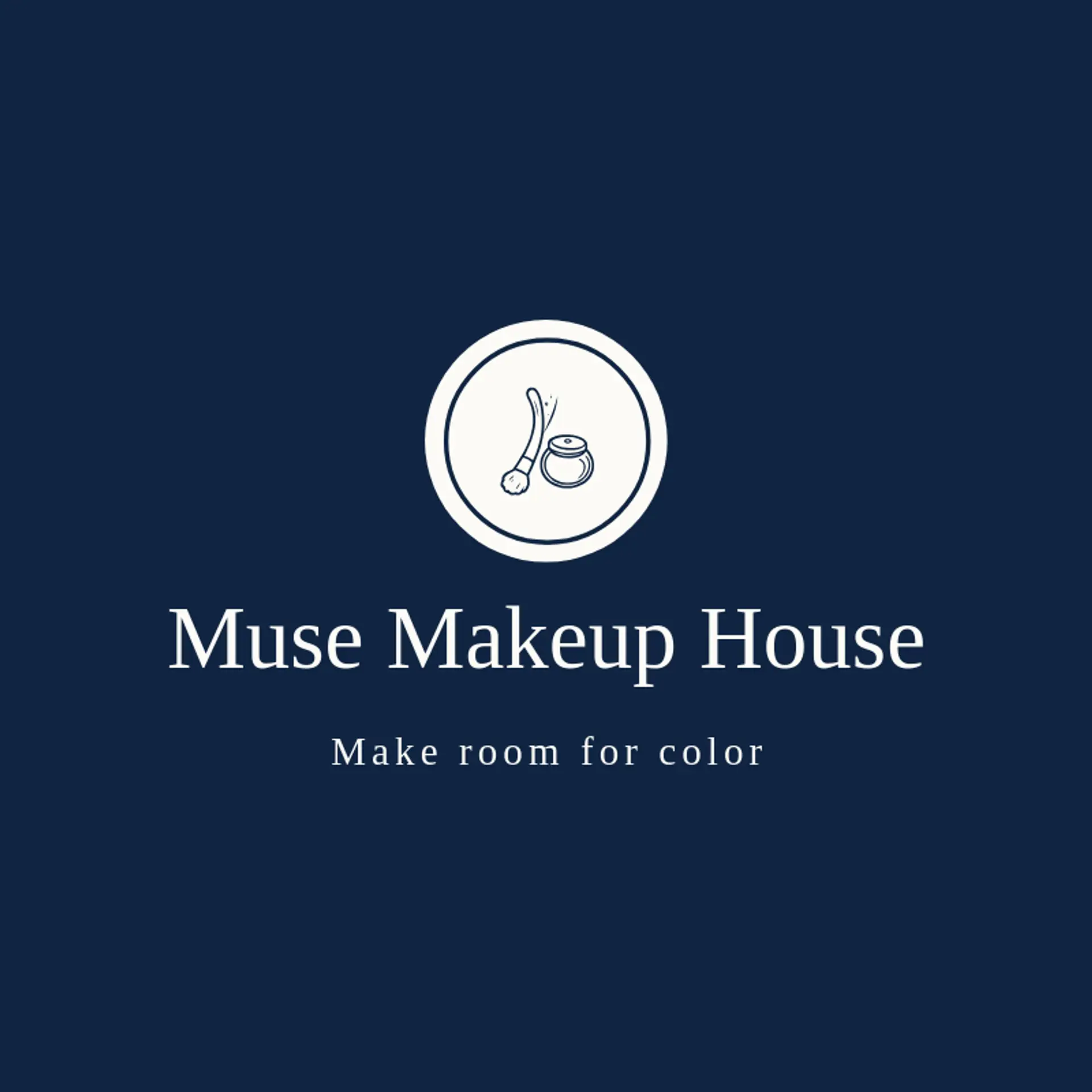 Muse Makeup House logo for cosmetics