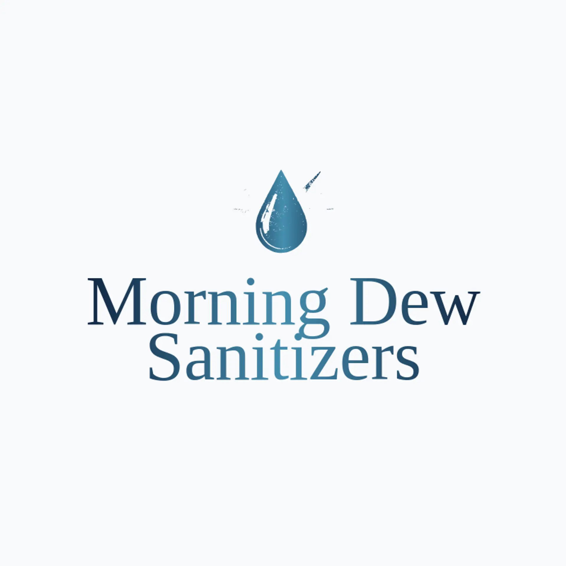Morning Dew Sanitizers logo for hand sanitizer