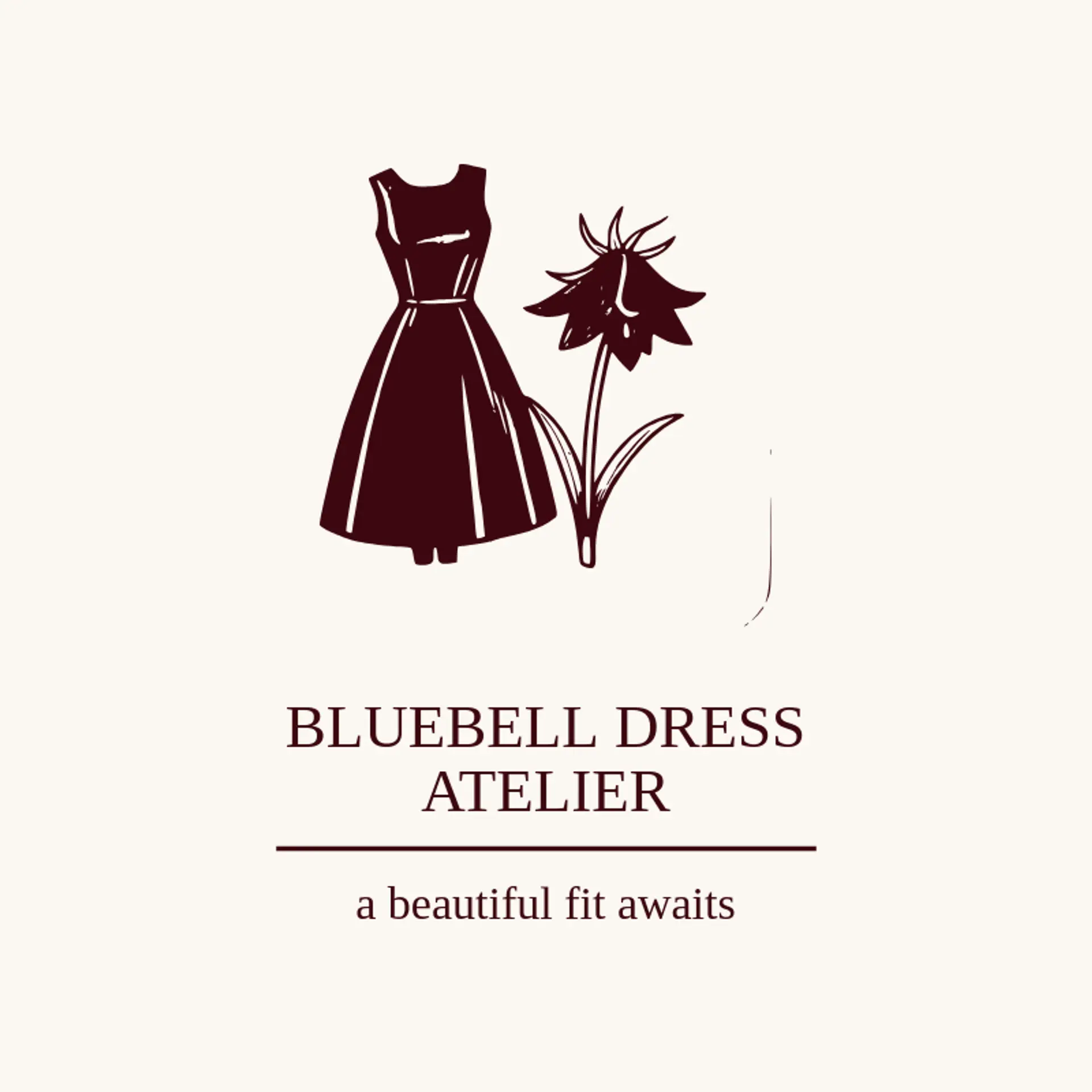 Bluebell Dress Atelier logo for dress