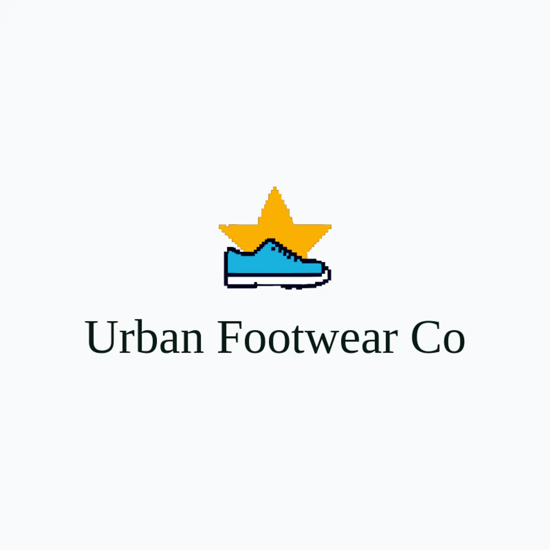 Urban Footwear Co logo for shoe store