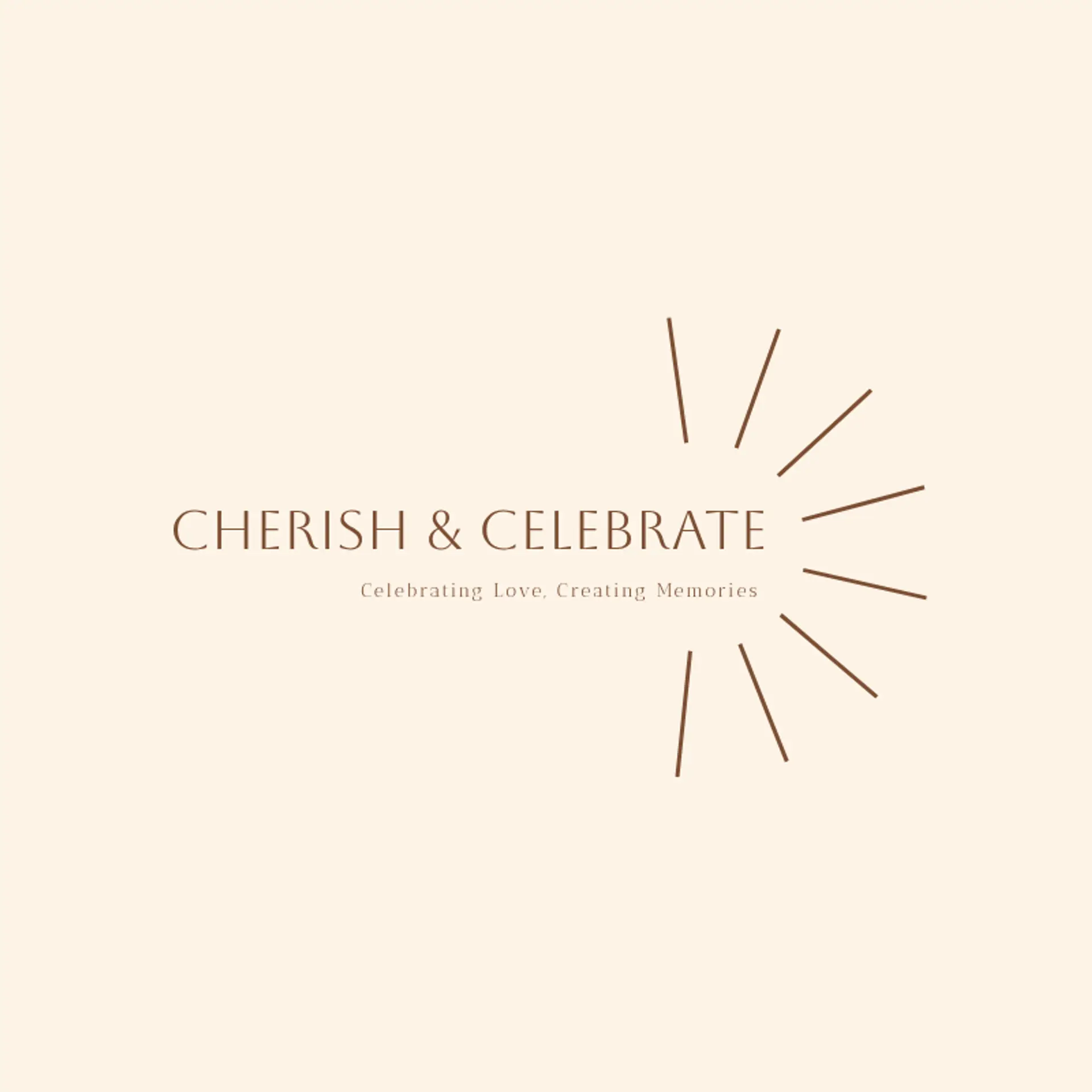 Cherish & Celebrate logo for best wedding