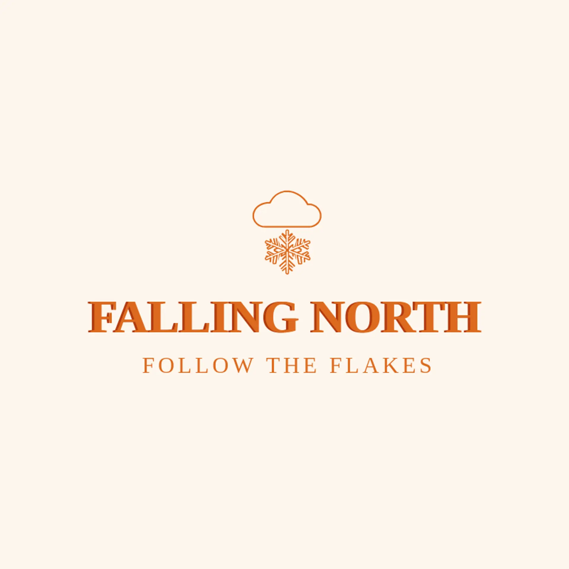 Falling North logo for snow