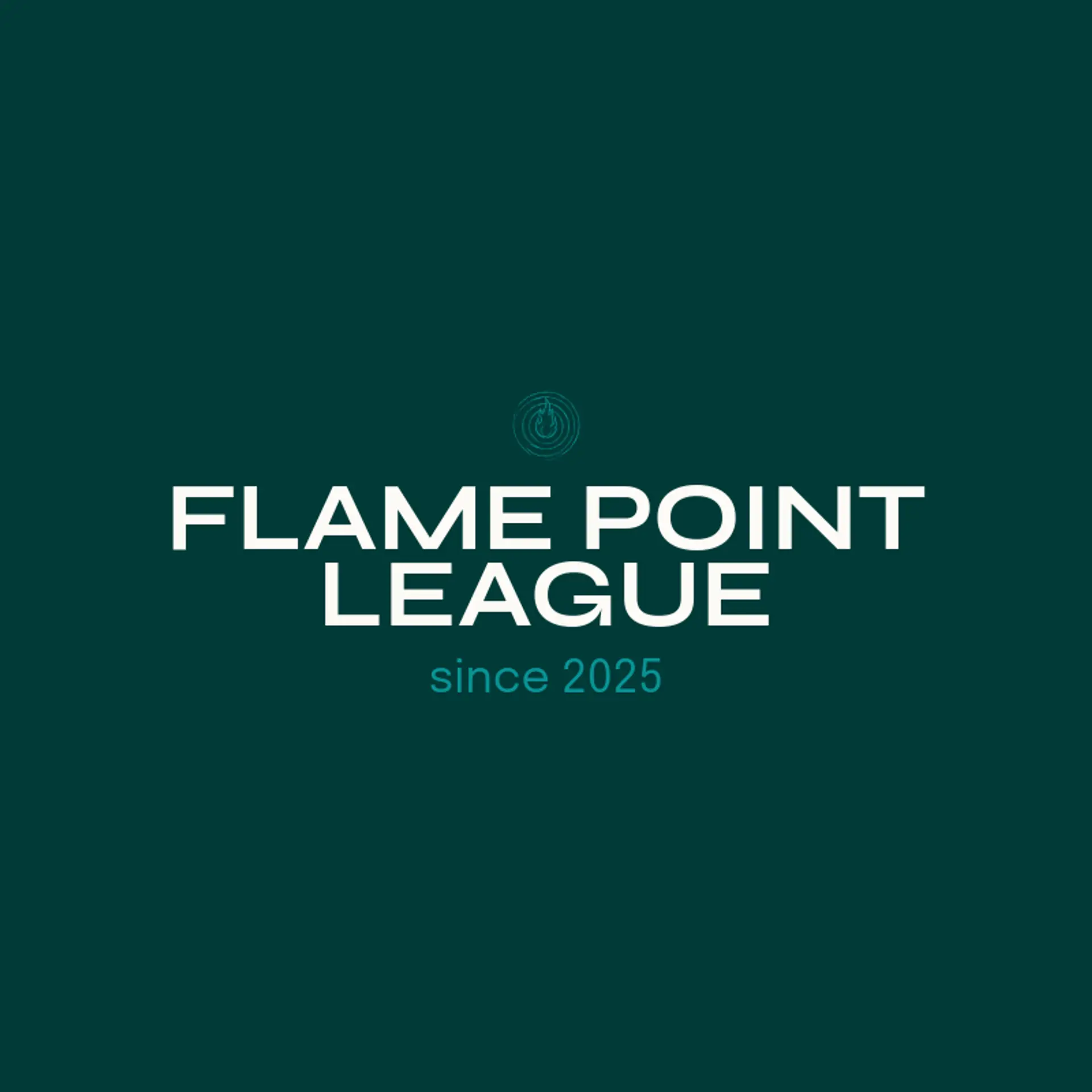 Flame Point League logo for bullseye