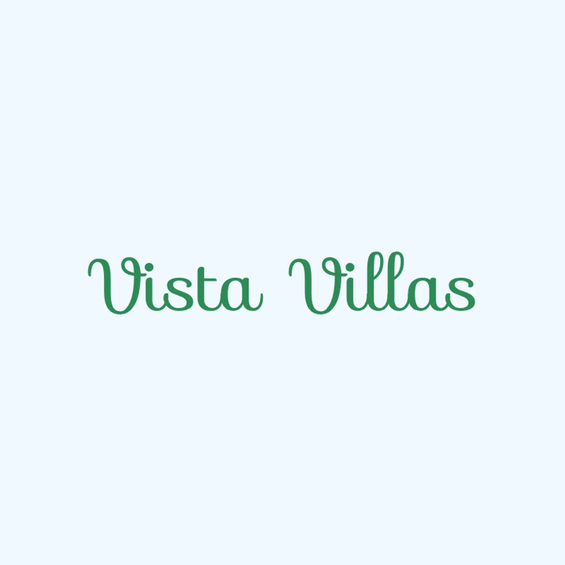 Vista Villas logo for best real estate
