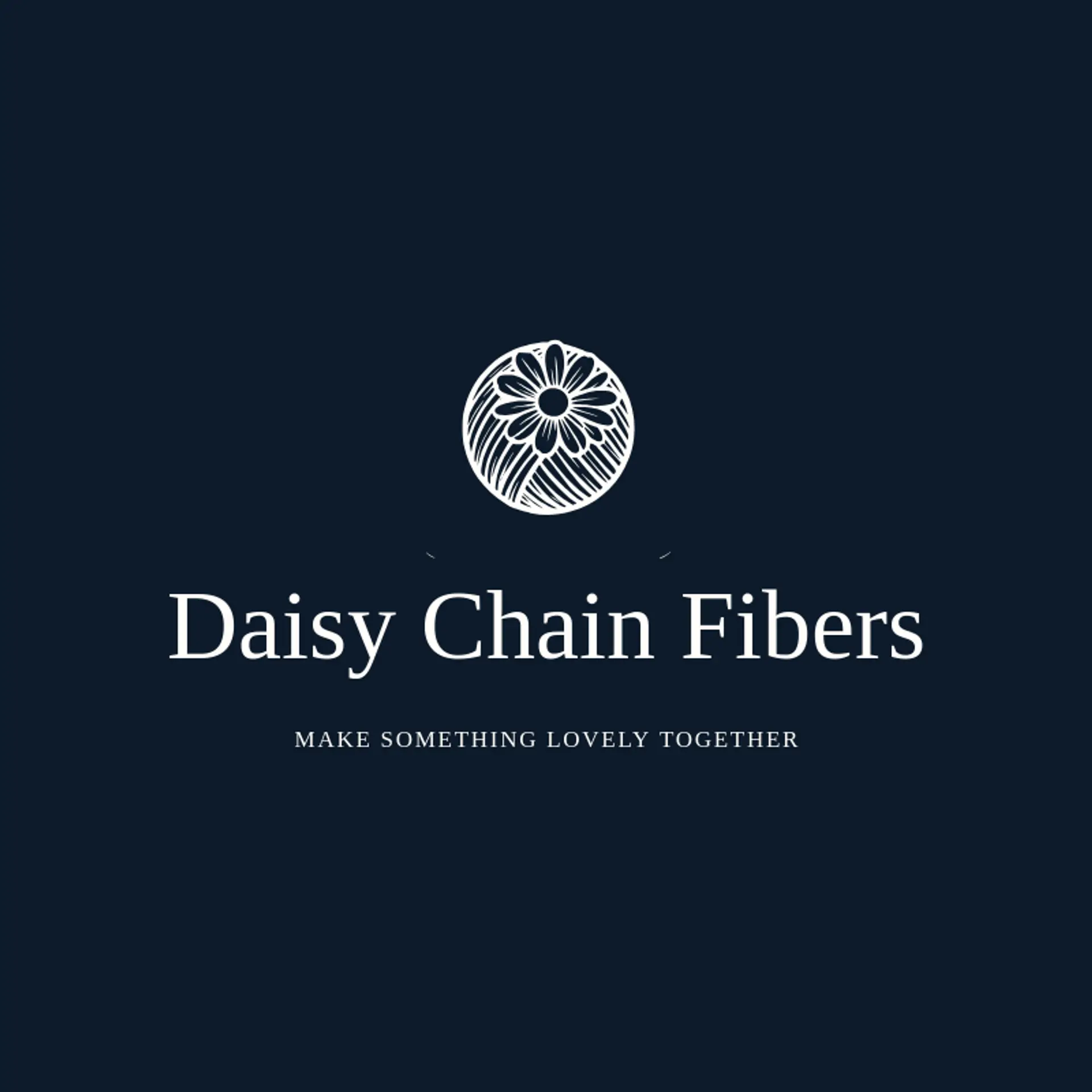 Daisy Chain Fibers logo for yarn