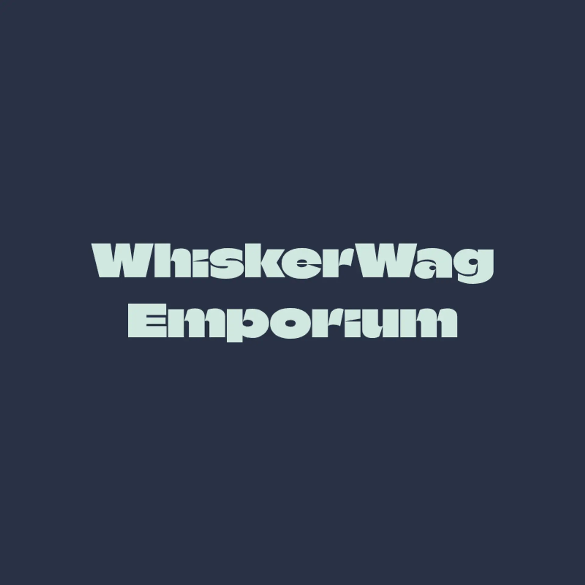 Whisker Wonders logo for pet store