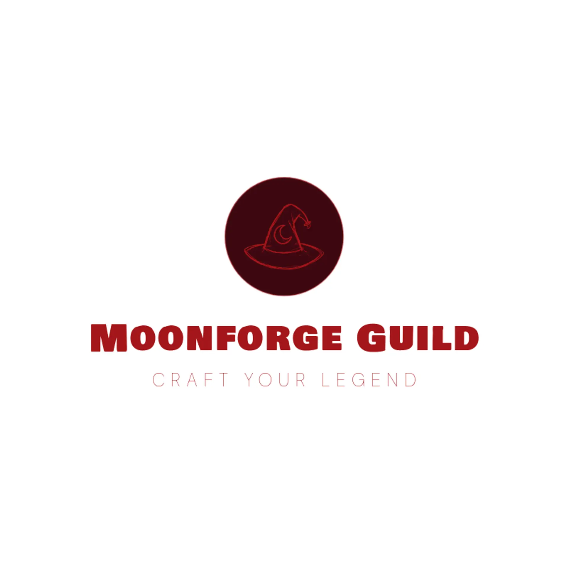 Moonforge Guild logo for fantasy