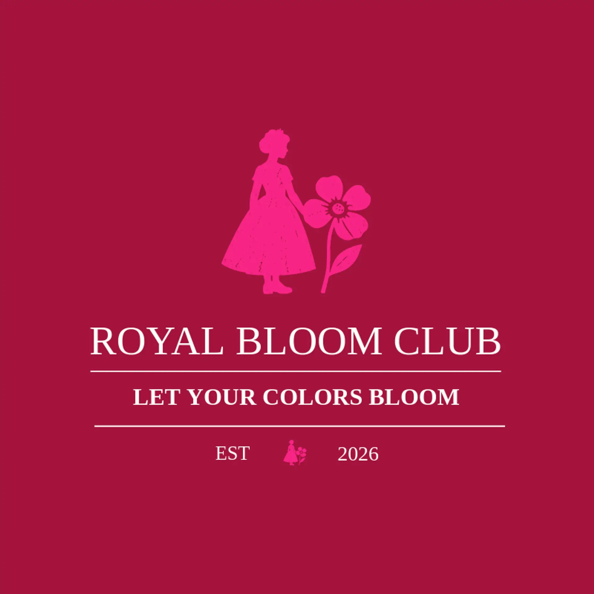 Royal Bloom Club logo for princess