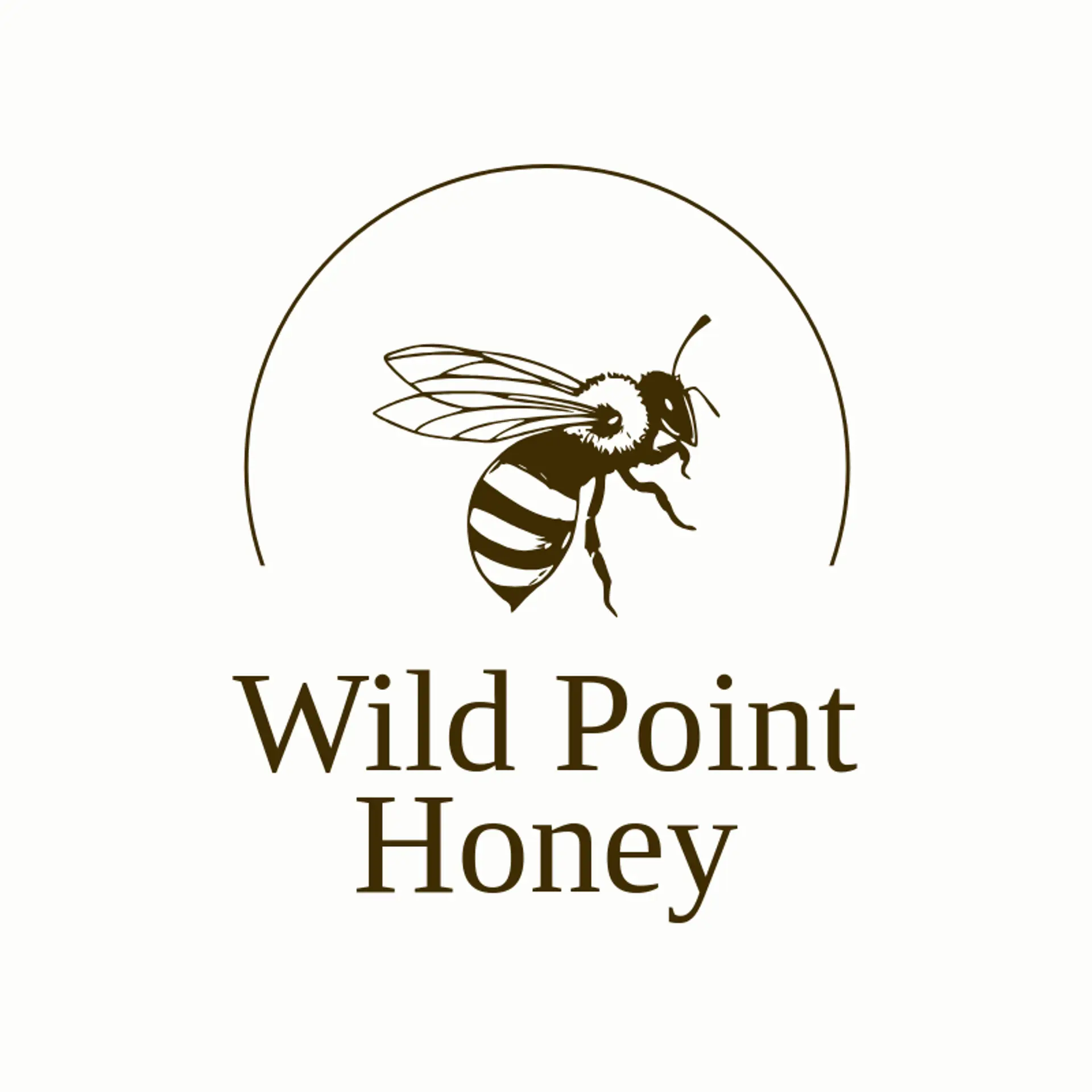 Wild Point Honey logo for sting