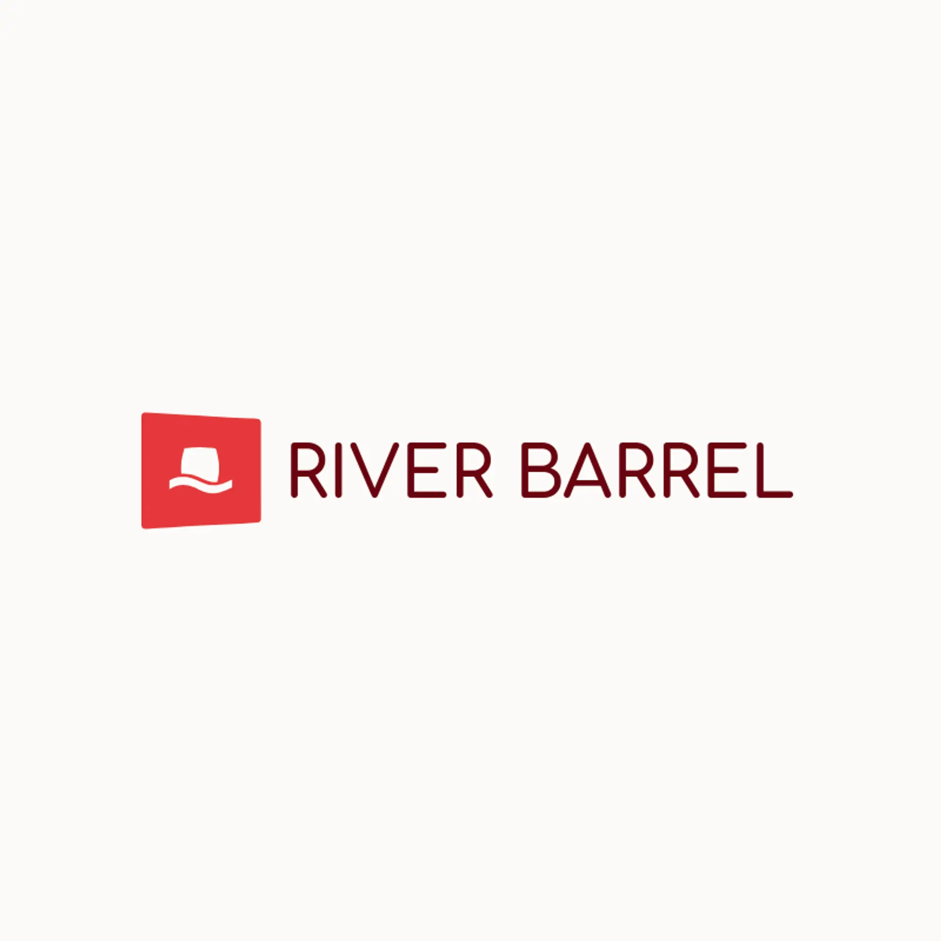 River Barrel logo for alcohol