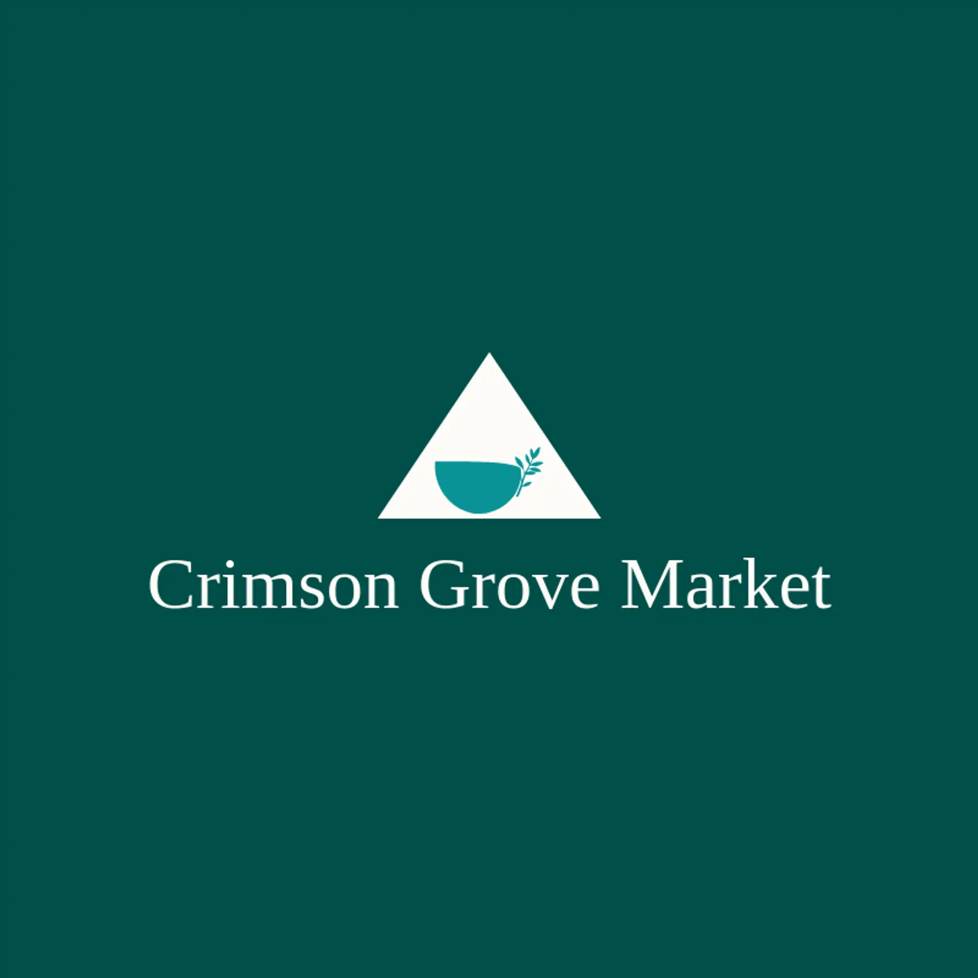 Crimson Grove Market logo for watermelon