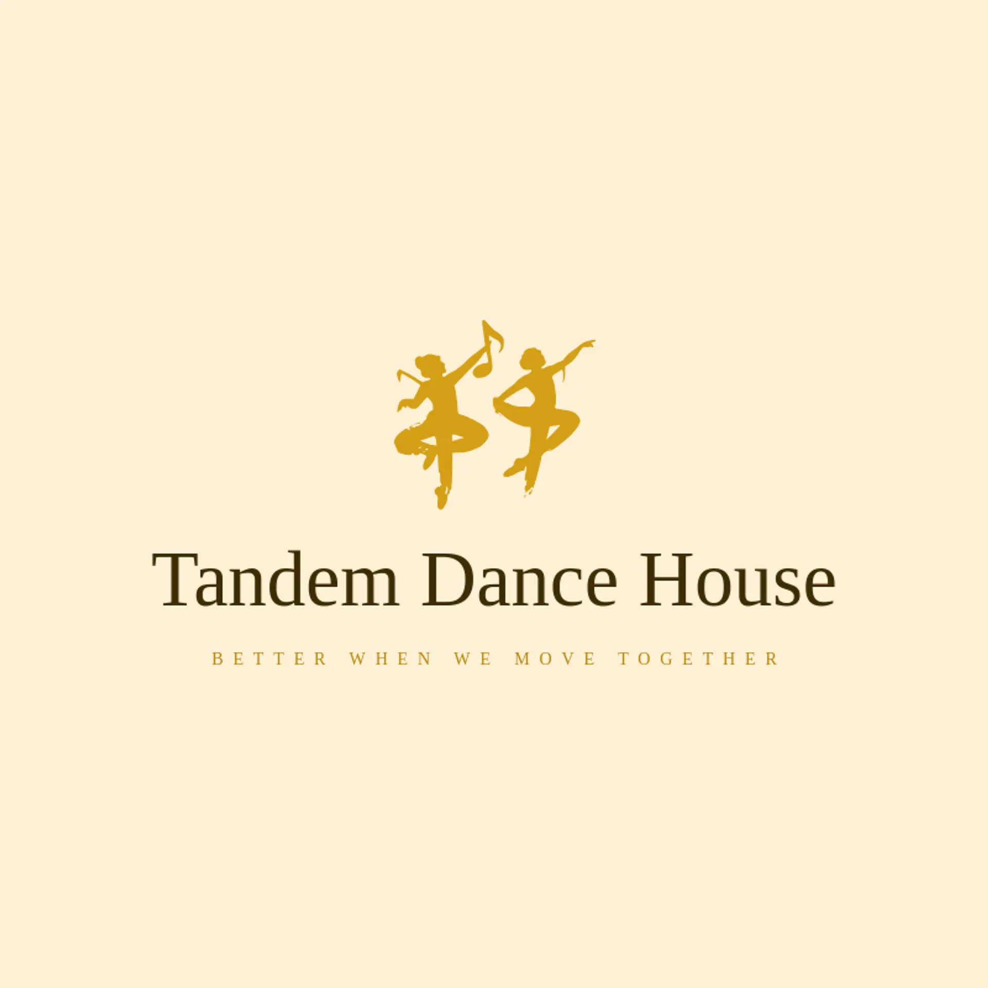 Tandem Dance House logo for dance studio