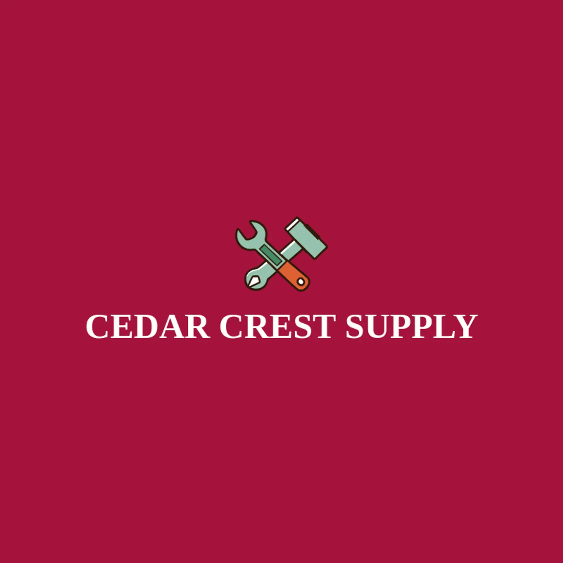 Cedar Crest Supply logo for hammer