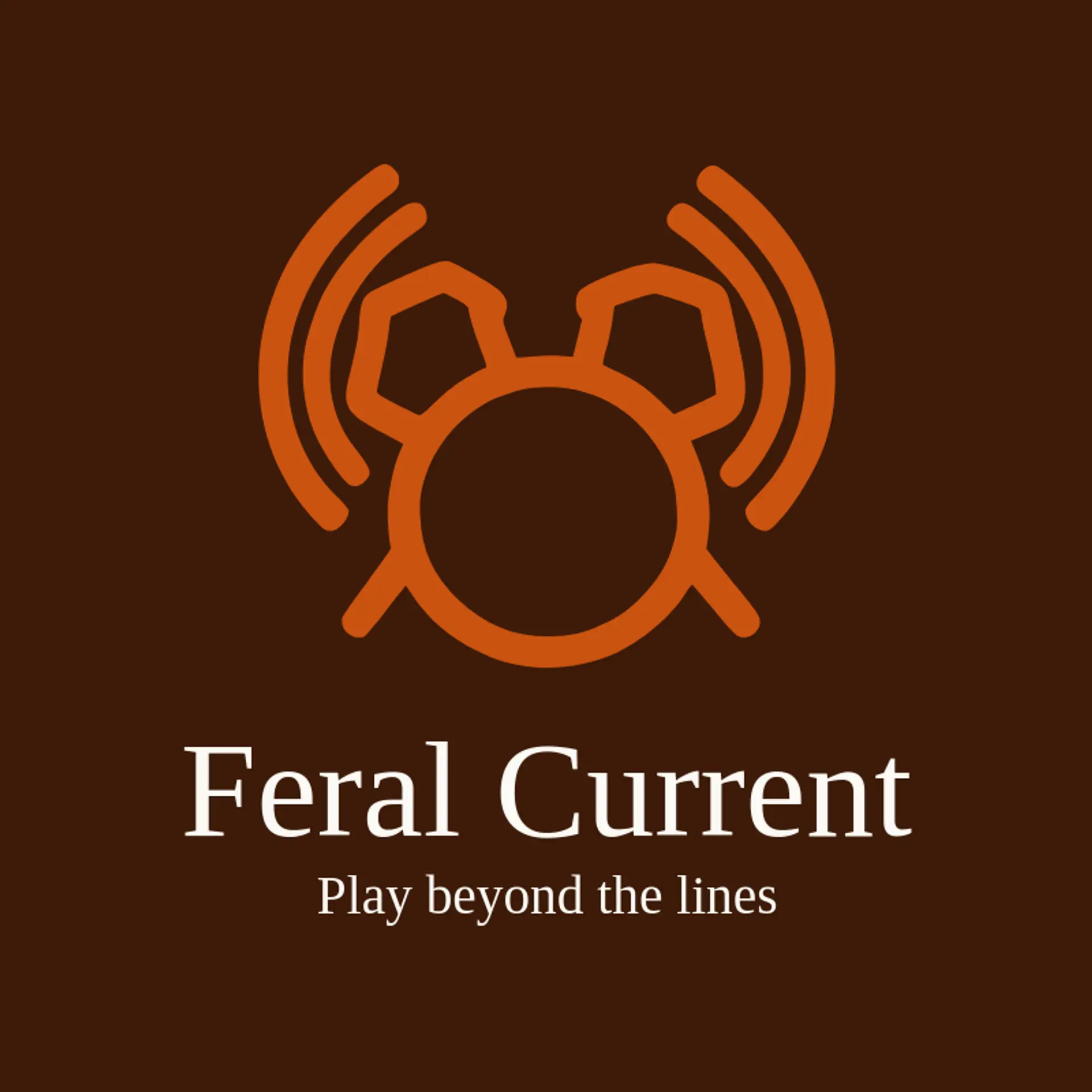 Feral Current logo for rock music